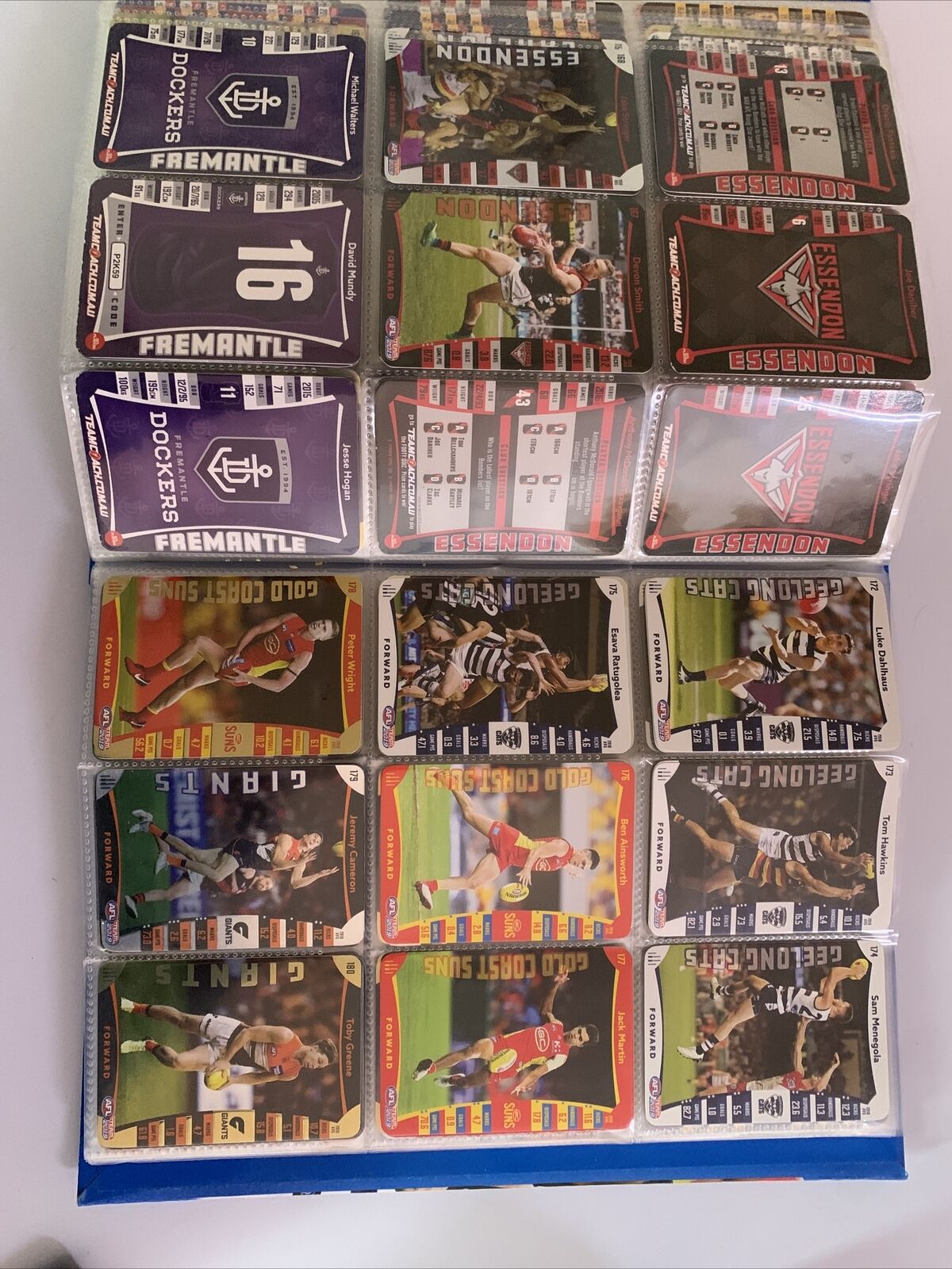 AFL Team 2019 Official AFL Game Cards Collectors Album