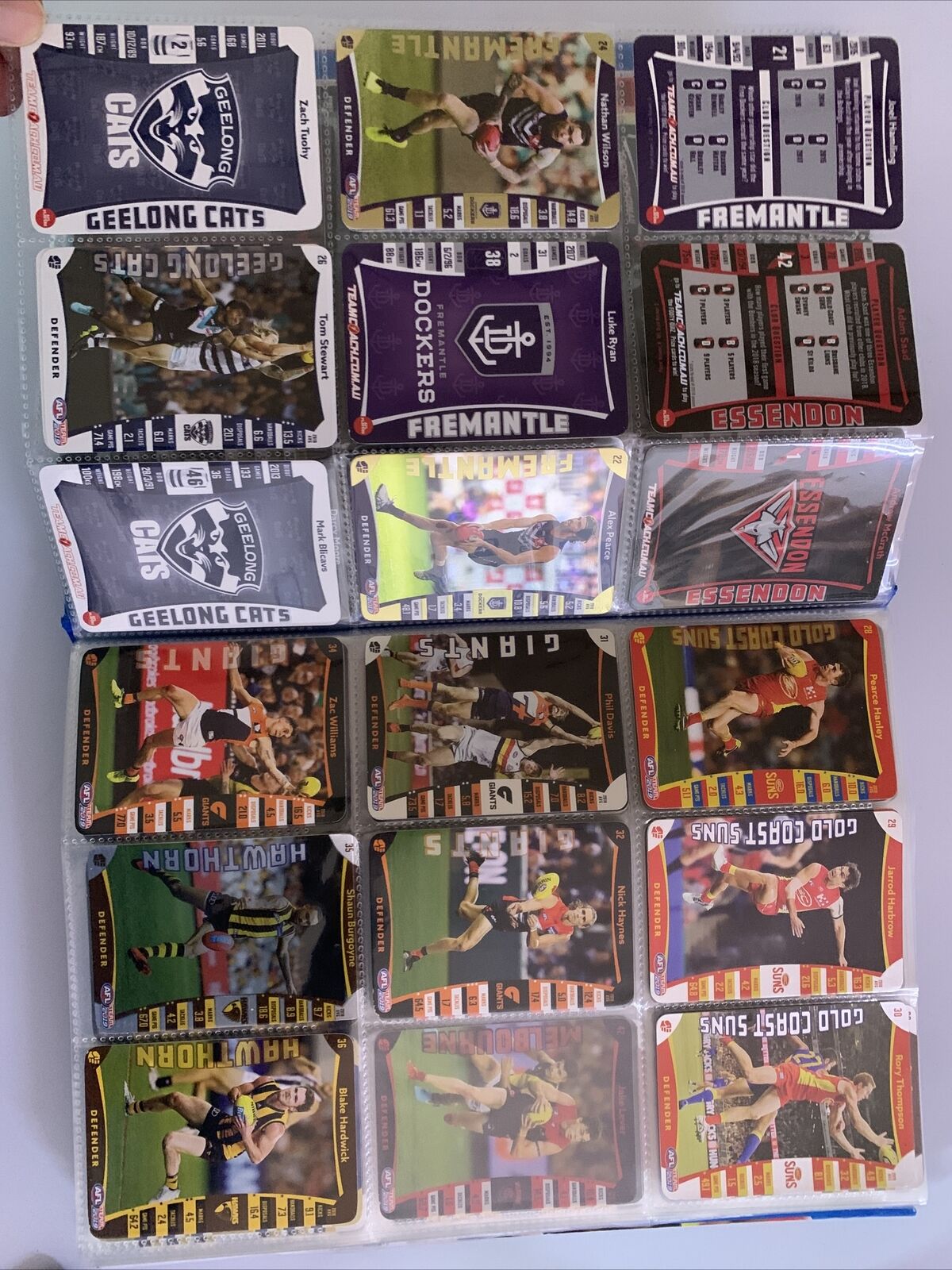 AFL Team 2019 Official AFL Game Cards Collectors Album