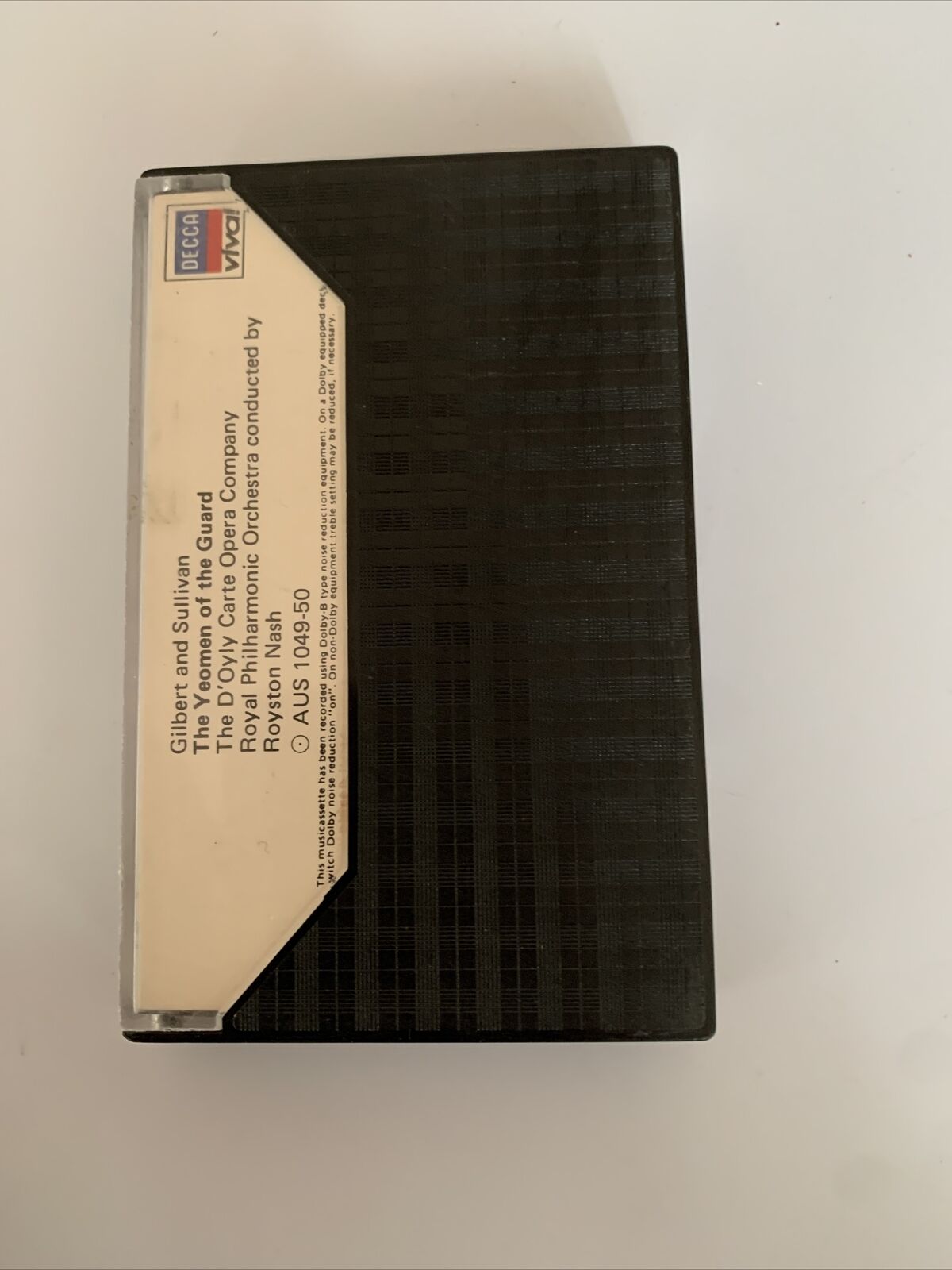 Gilbert & Sullivan - The Yeomen Of the Guard Cassette Tape AUS 1049-50