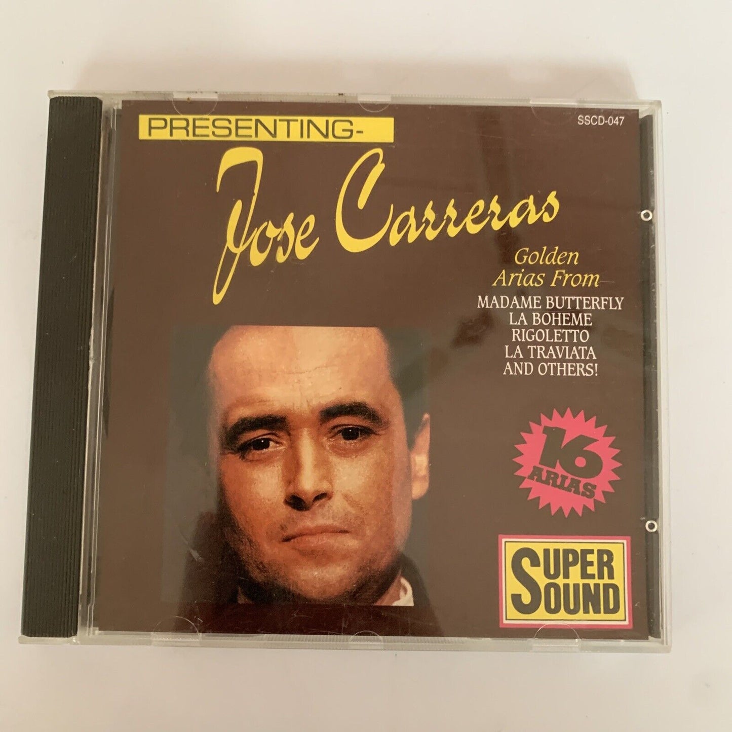 Jose Carreras - Golden Arias (CD, 1991) SSCD-047