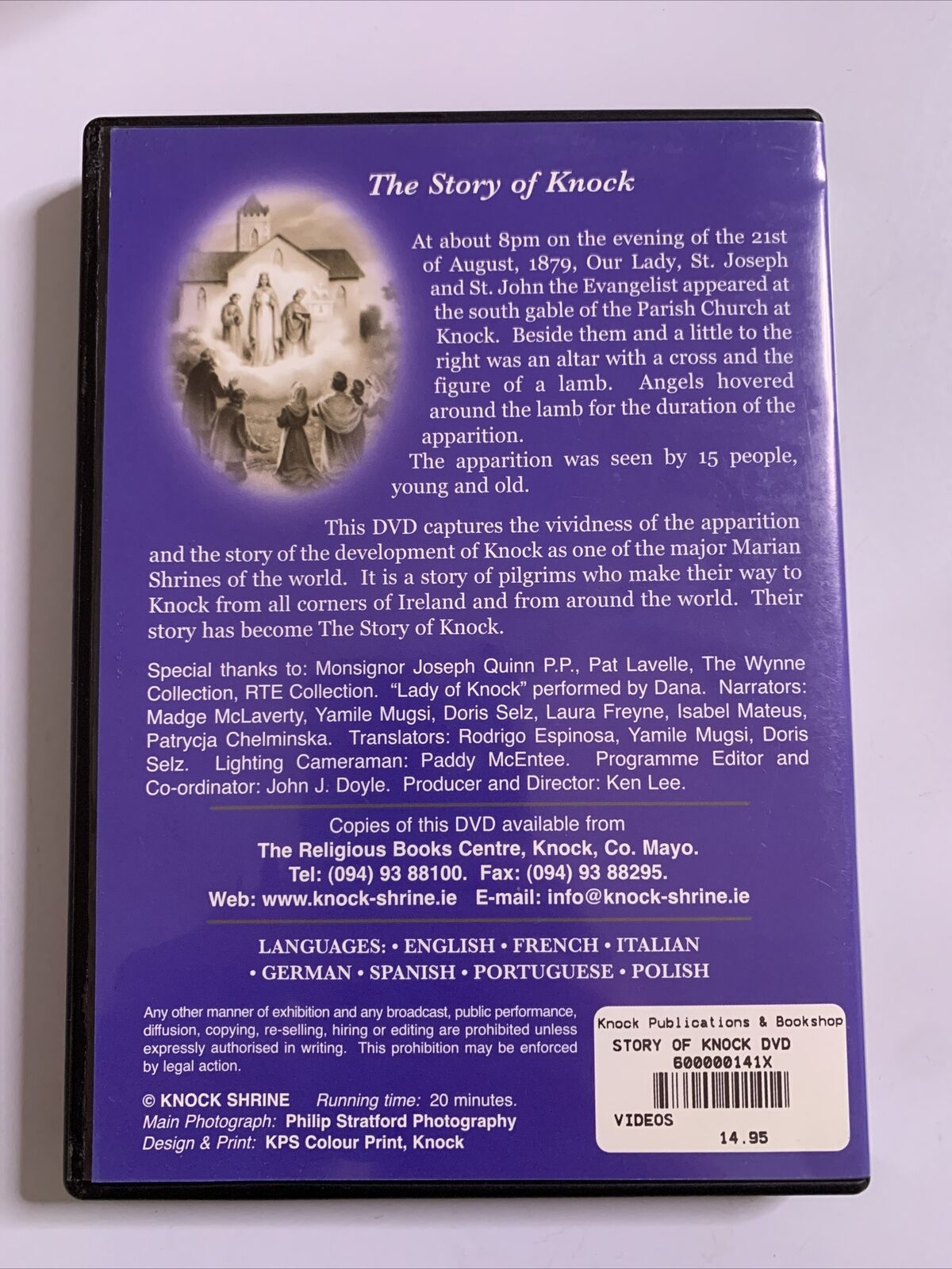 The Story Of Knock - Ireland’s National Marian Shrine (DVD) All Regions