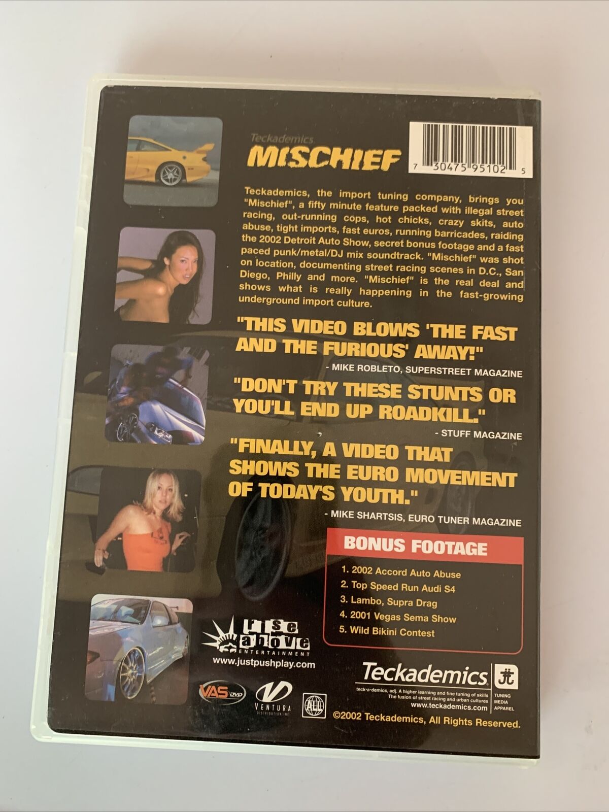 Teckademics Mischief - Import Street Racing (DVD) All Regions – Retro Unit