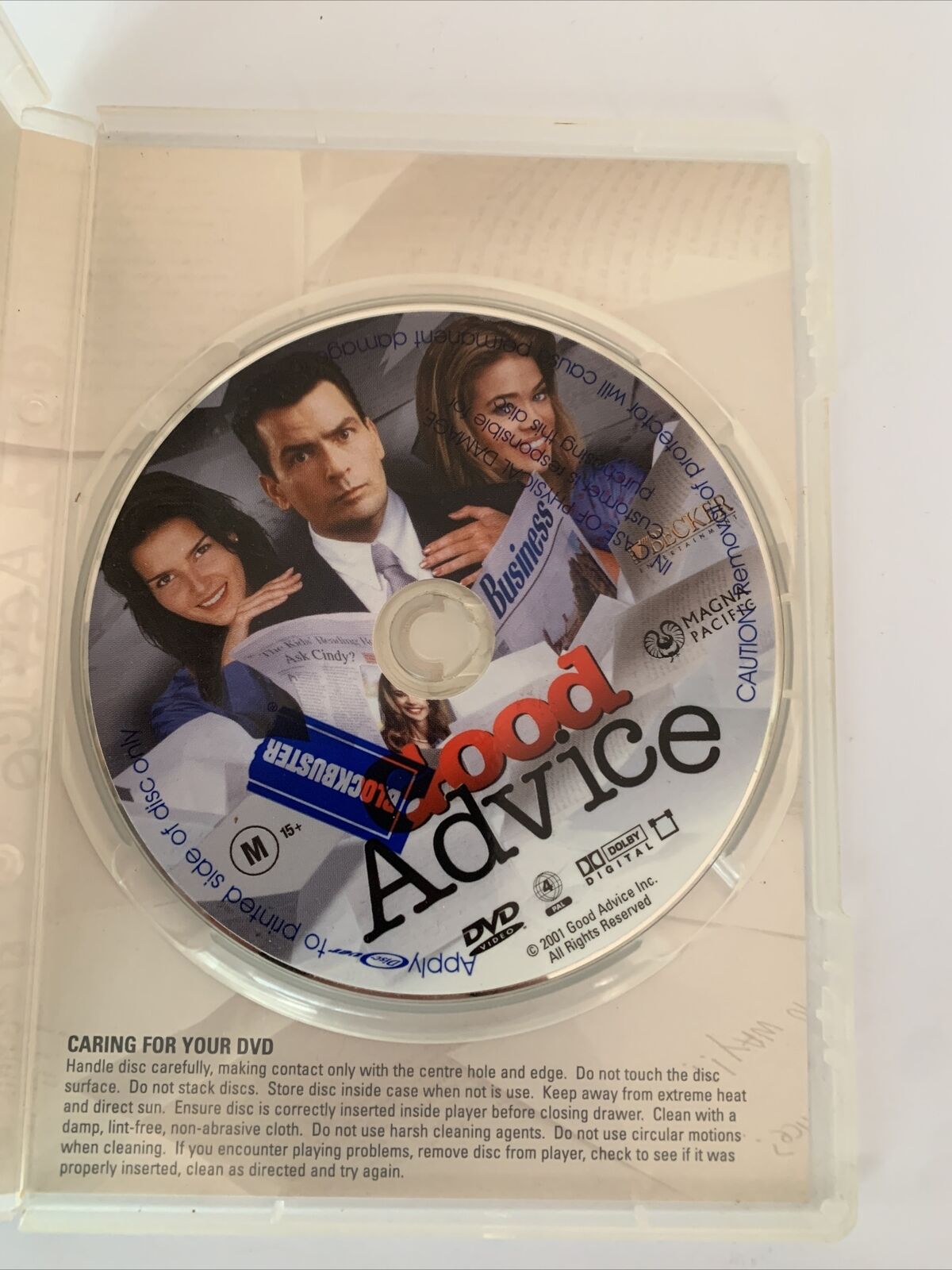 Good Advice  (DVD, 2001) Jon Lovitz, Denise Richards, Charlie Sheen Region 4