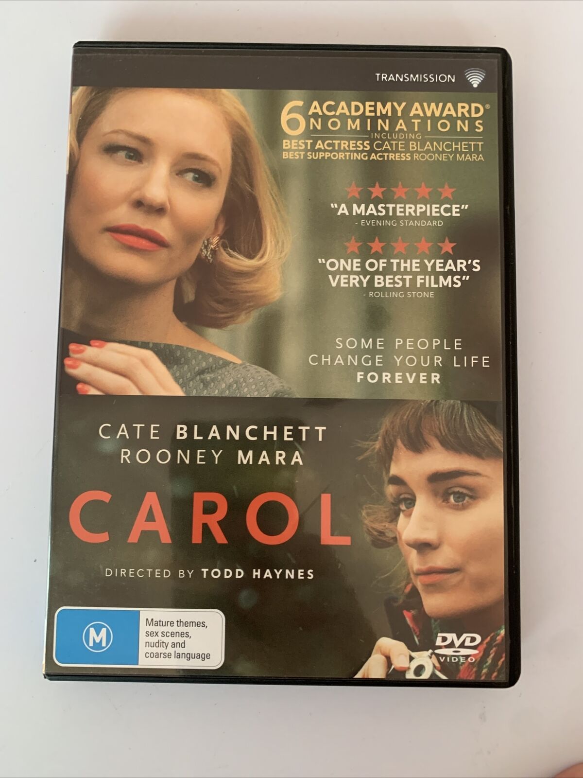 Carol (DVD, 2015) Therese Belivet, Cate Blanchett Region 4