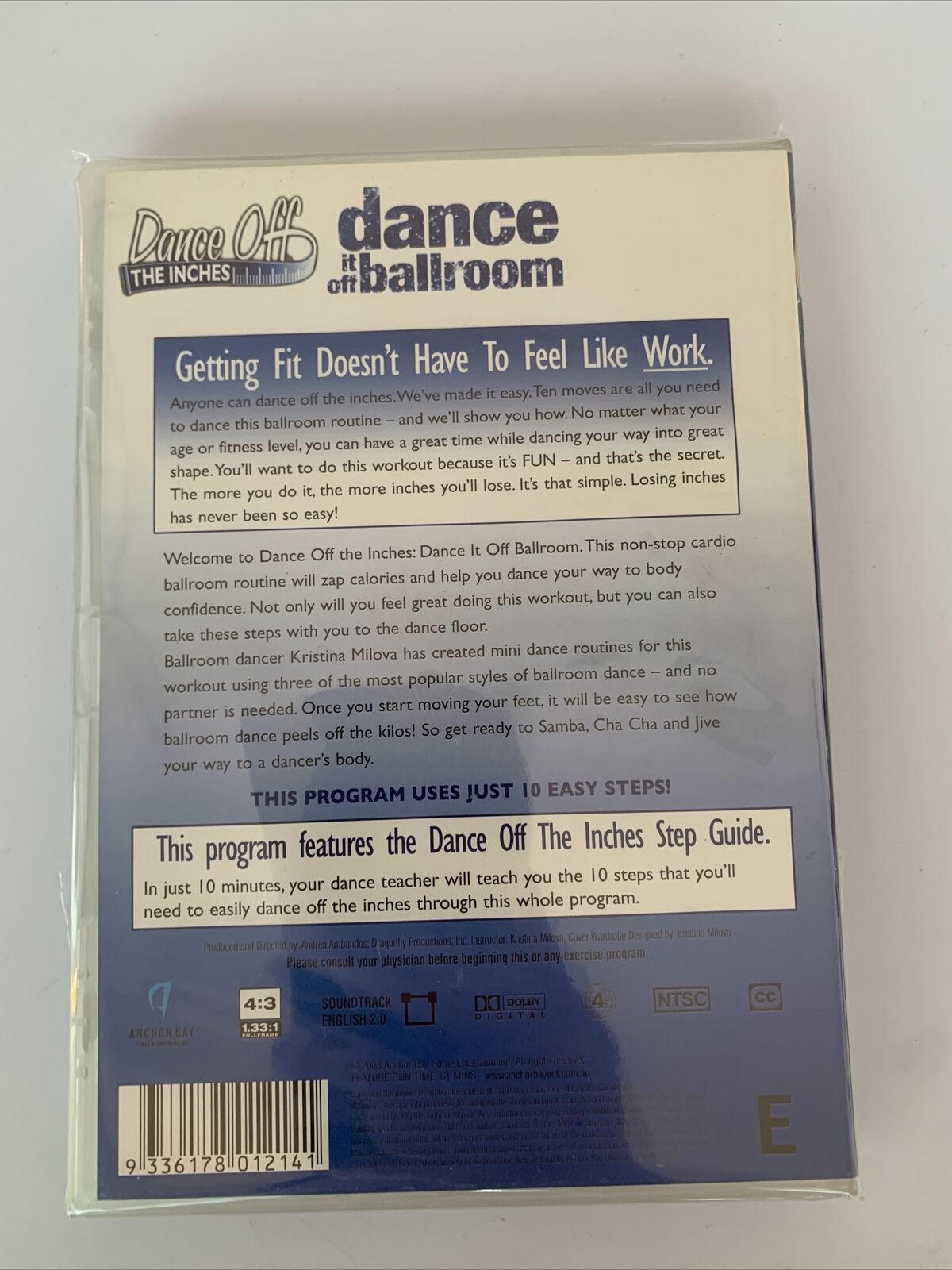Dance Off The Inches - Dance It Off Ballroom (DVD, 2008) Region 4 NEW