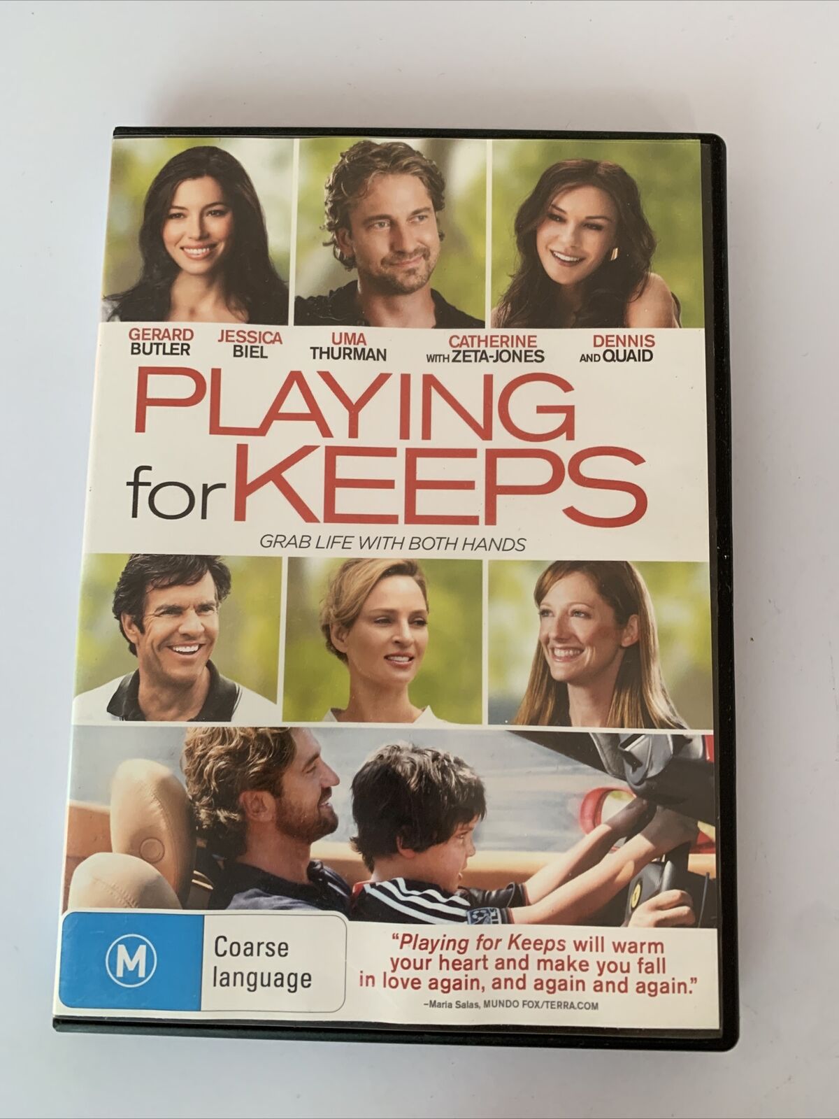 Playing For Keeps (DVD, 2012) Catherine Zeta-Jones, Uma Thurman Region 4