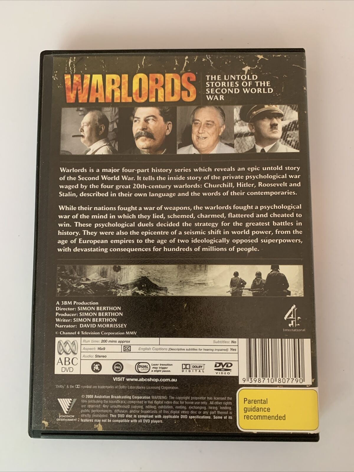 Warlords (DVD) WWII Documentary Series Region 4