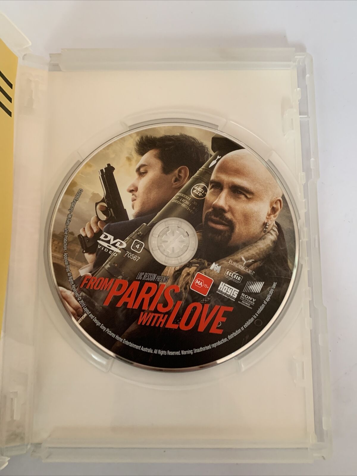 From Paris With Love (DVD, 2010) John Travolta  Region 4