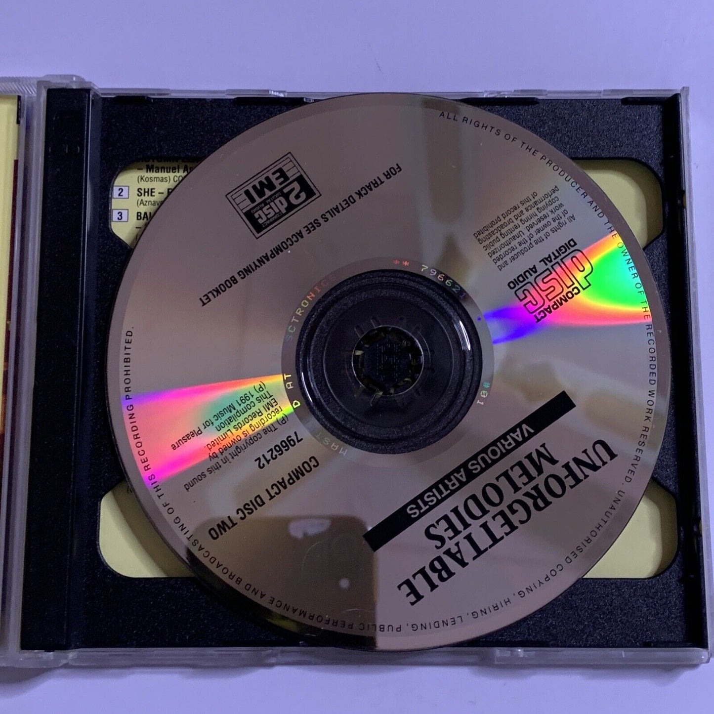 Unforgettable Melodies (CD, 2-Disc Set, 2001)