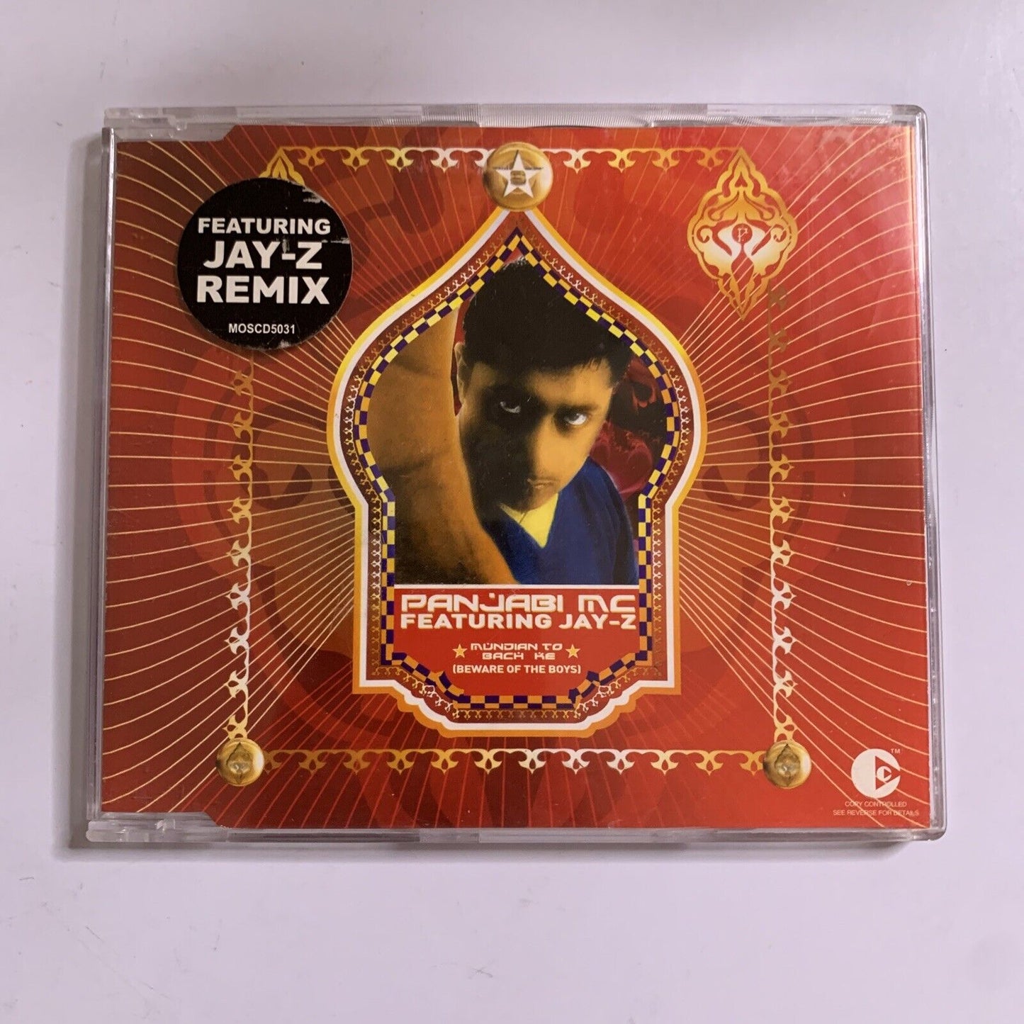 Panjabi MC Featuring Jay-Z – Mundian To Bach Ke (Beware Of The Boys) CD 2003