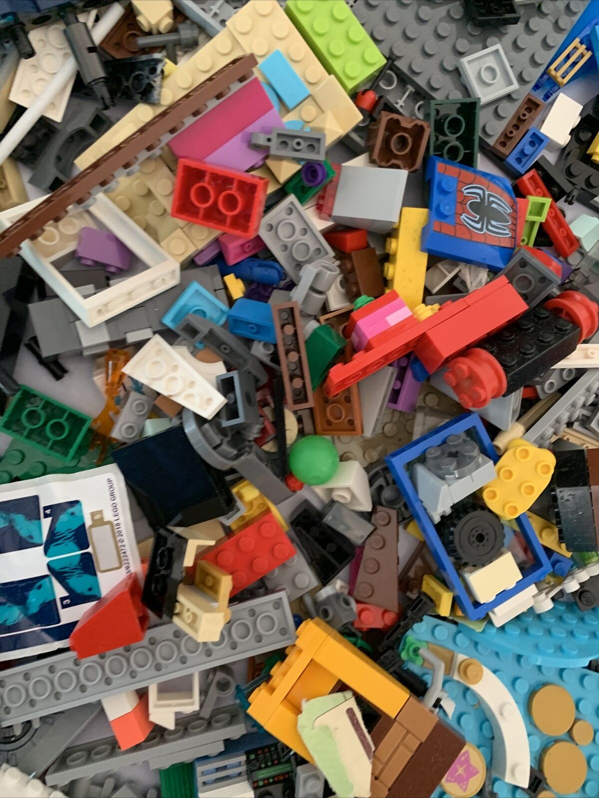 Lego Bulk Lot Spider-Man Technic City Friends Genuine 1.9kg