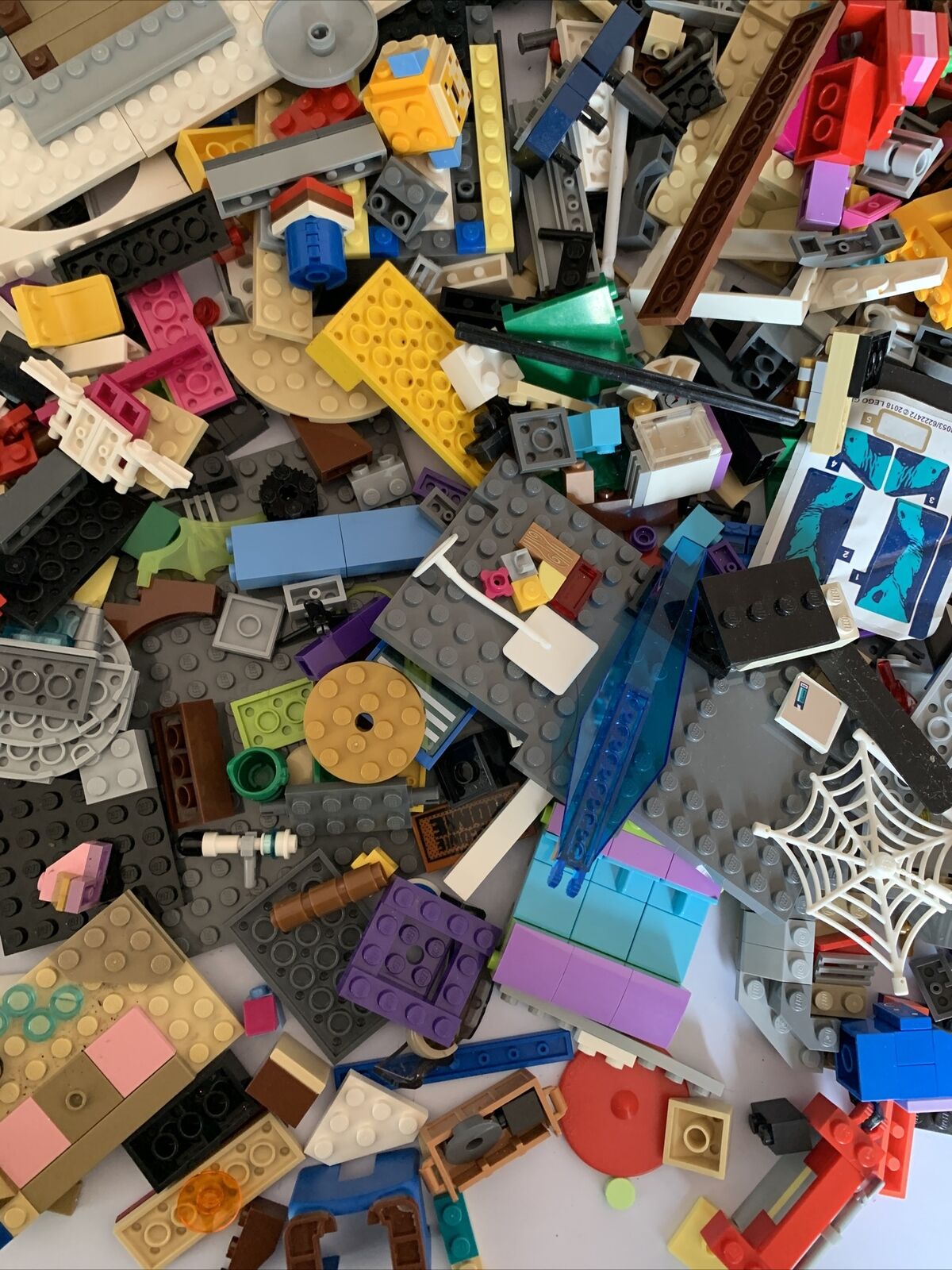 Lego Bulk Lot Spider-Man Technic City Friends Genuine 1.9kg