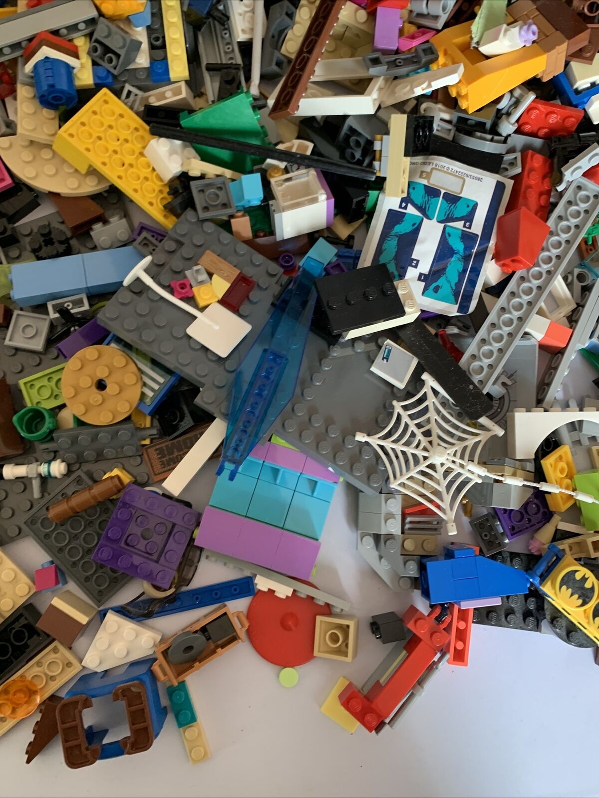 Lego Bulk Lot Spider-Man Technic City Friends Genuine 1.9kg