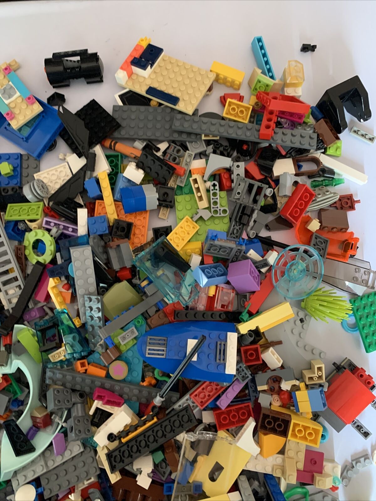 Lego Bulk Lot Technic Friends Marvel Genuine Variety Pieces 1.91kg