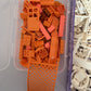 Lego Bulk Lot White & Orange Friends 385g