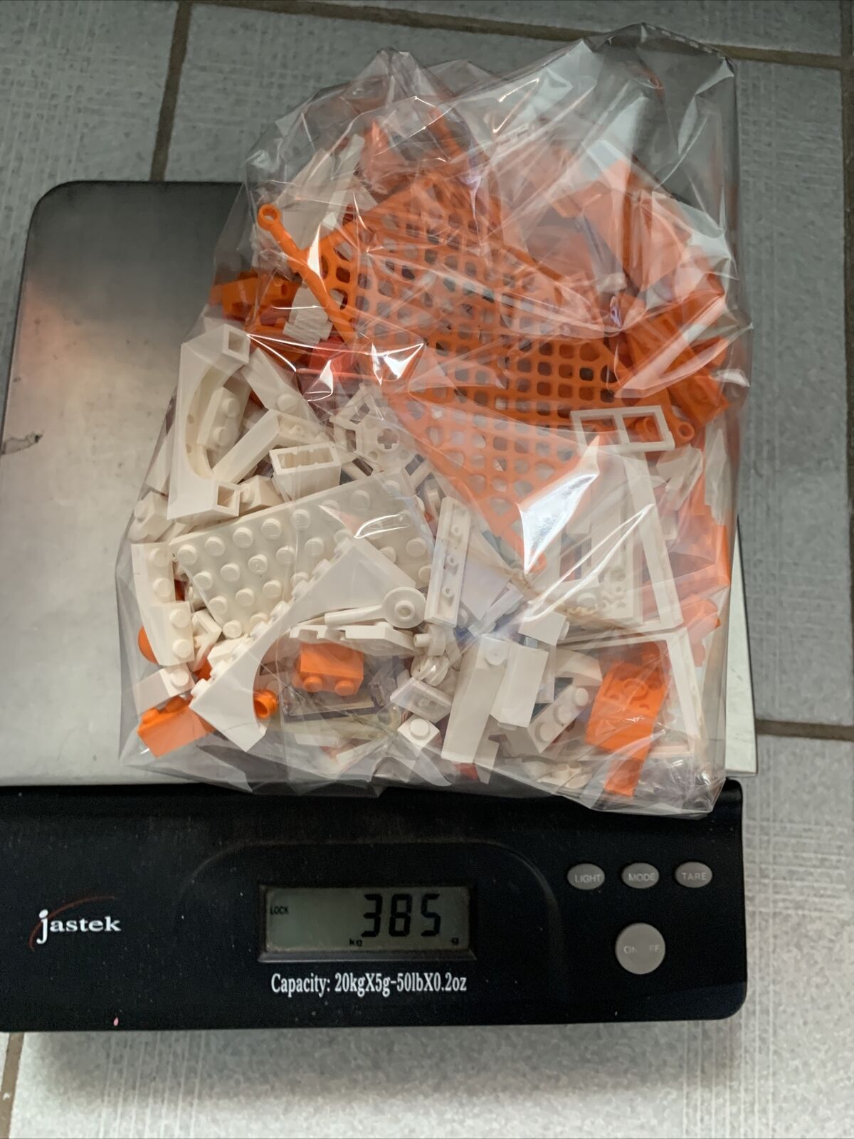 Lego Bulk Lot White & Orange Friends 385g