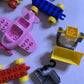 Lego Duplo Transport Cars Boat Tractors Train Bulk Set 715g