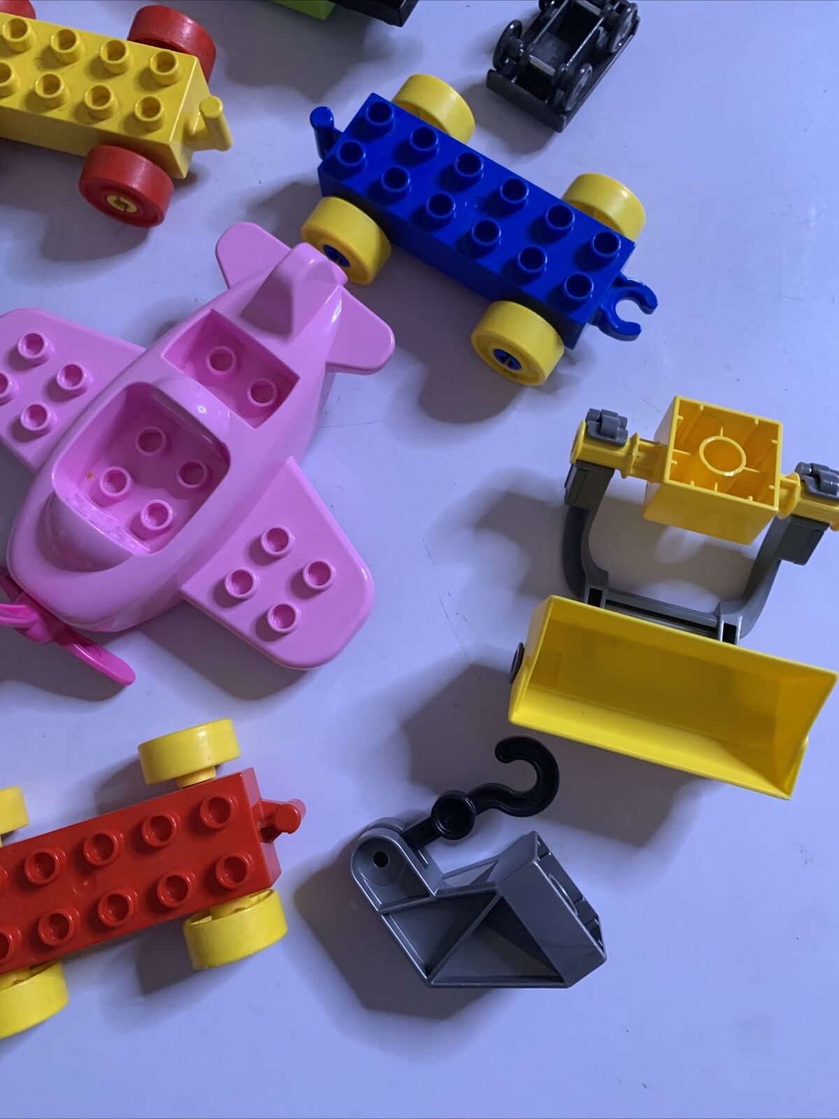 Lego Duplo Transport Cars Boat Tractors Train Bulk Set 715g
