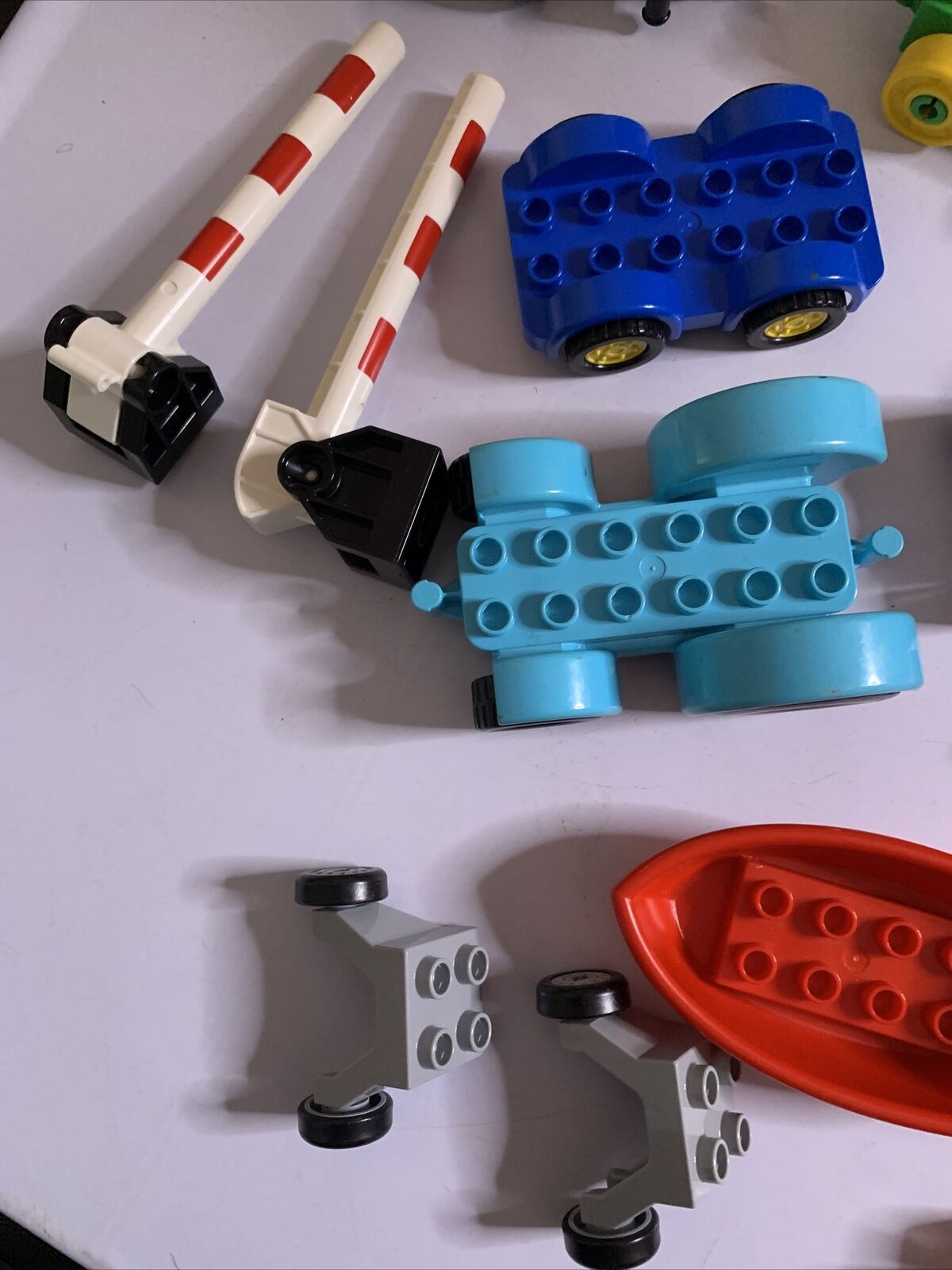 Lego Duplo Transport Cars Boat Tractors Train Bulk Set 715g