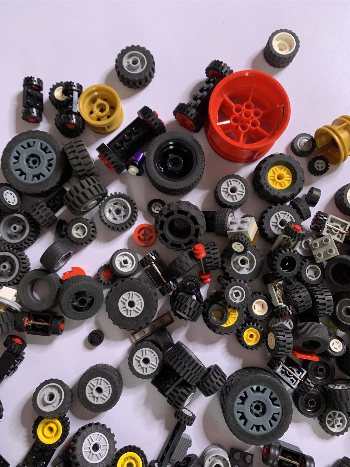 Lego Bulk Set Technic Wheels Genuine 930g