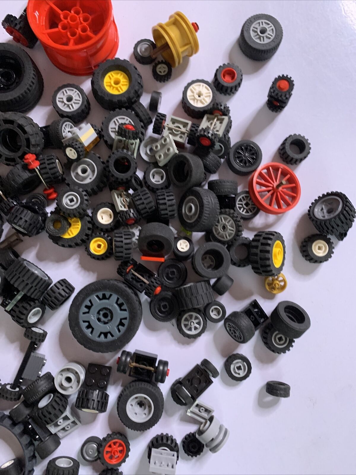 Lego Bulk Set Technic Wheels Genuine 930g