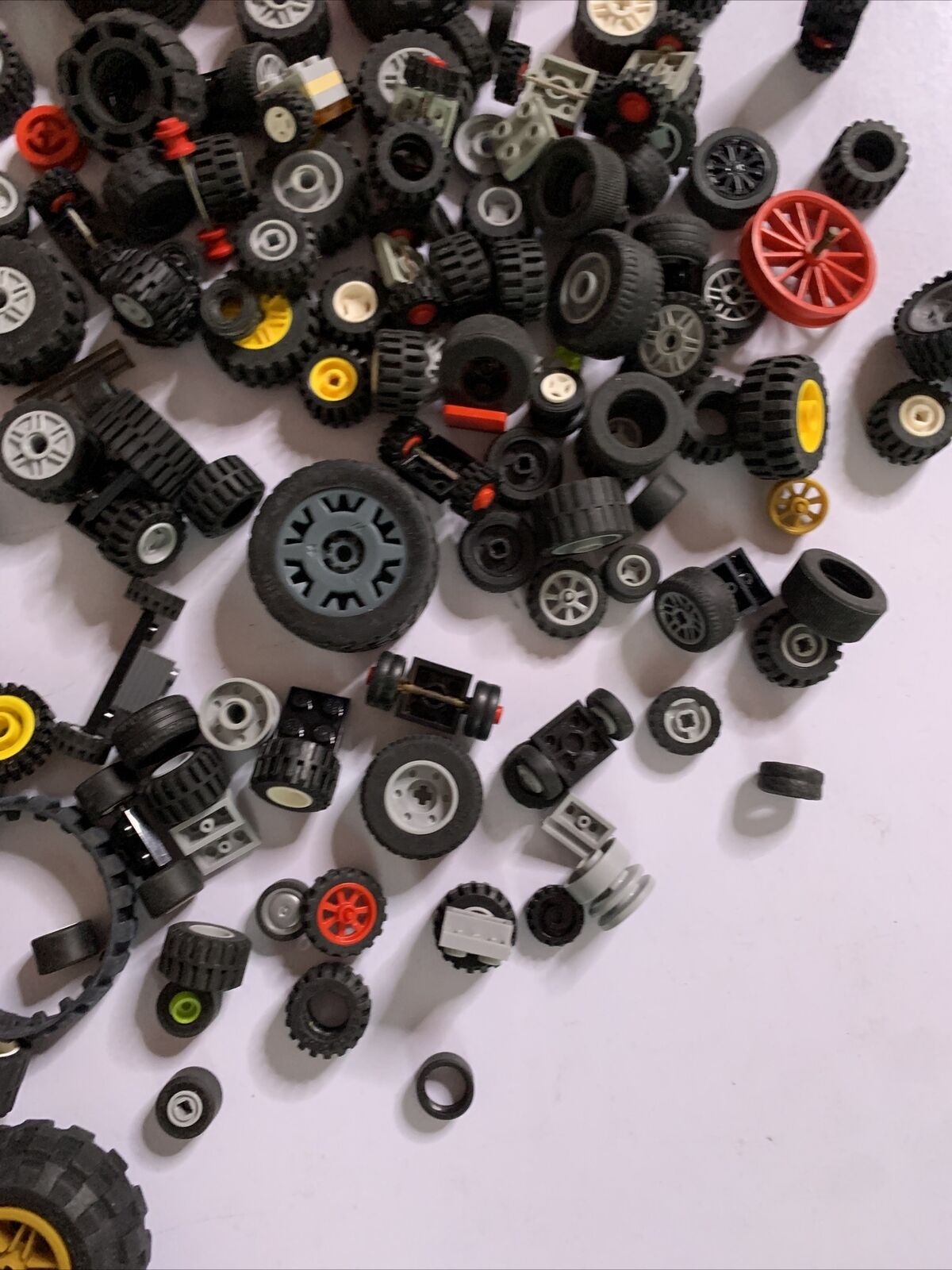 Lego Bulk Set Technic Wheels Genuine 930g