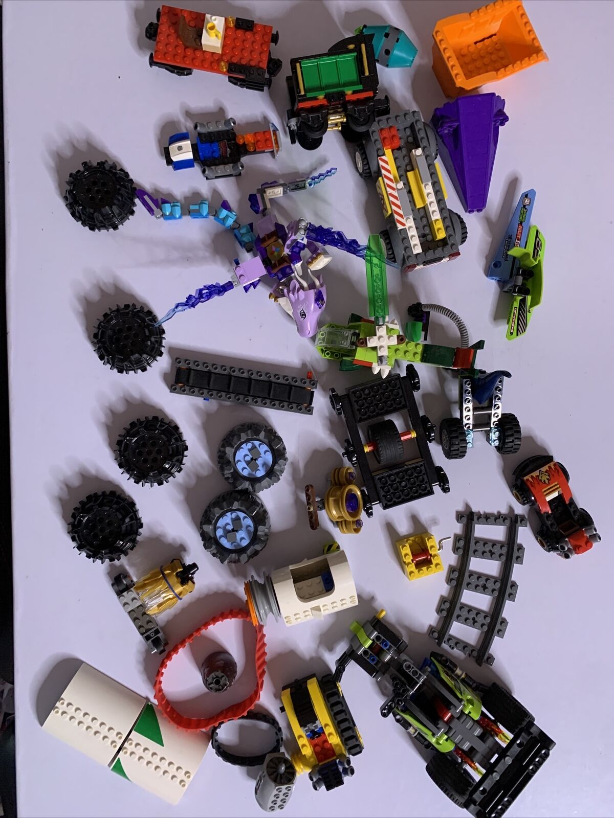 Lego Bulk Technic Vehicles Dragons Helicopters Trains Genuine 1kg