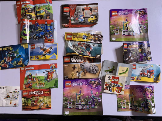 Genuine Lego Bulk Manuals Friends City Creator