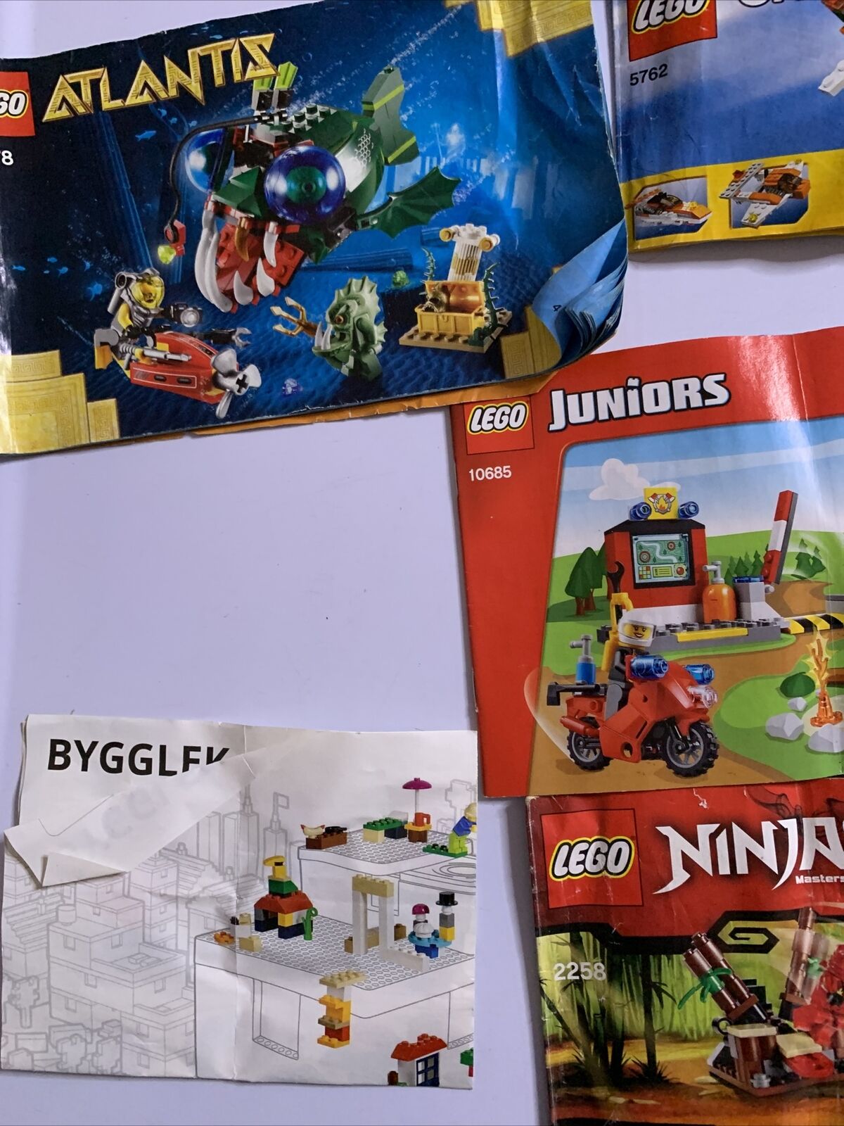 Genuine Lego Bulk Manuals Friends City Creator