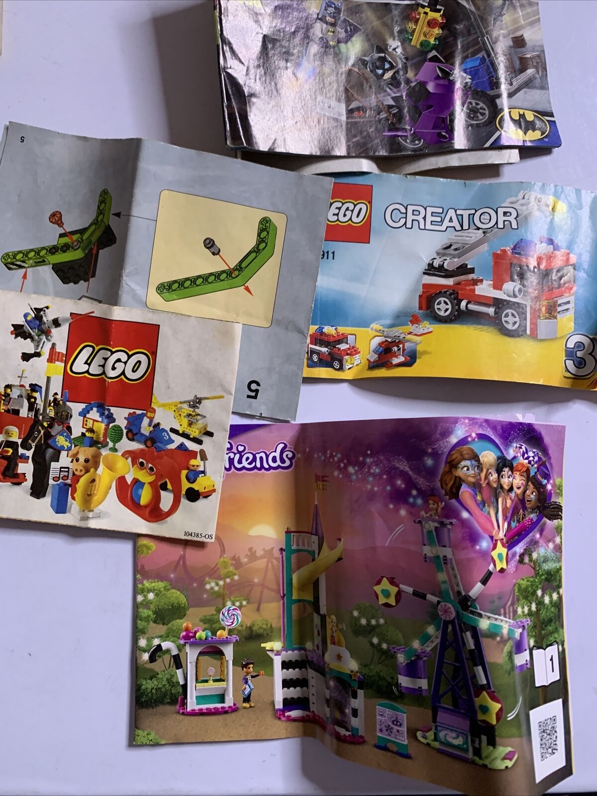 Genuine Lego Bulk Manuals Friends City Creator
