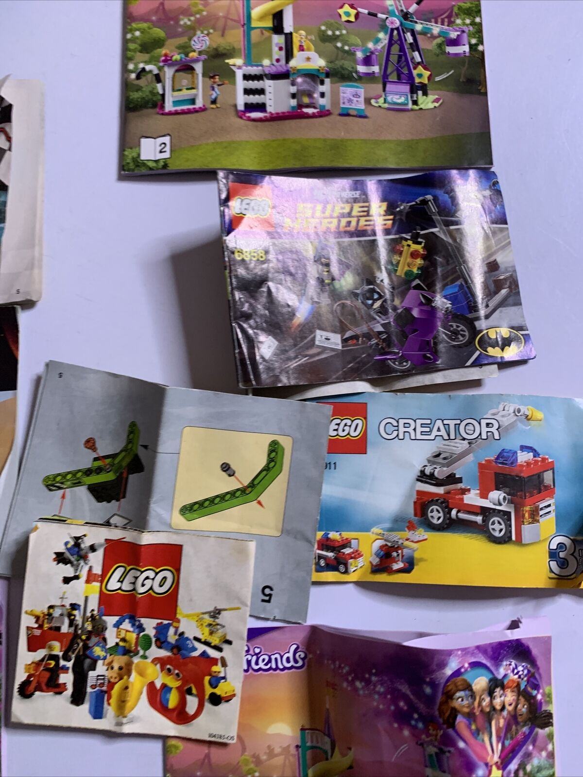 Genuine Lego Bulk Manuals Friends City Creator