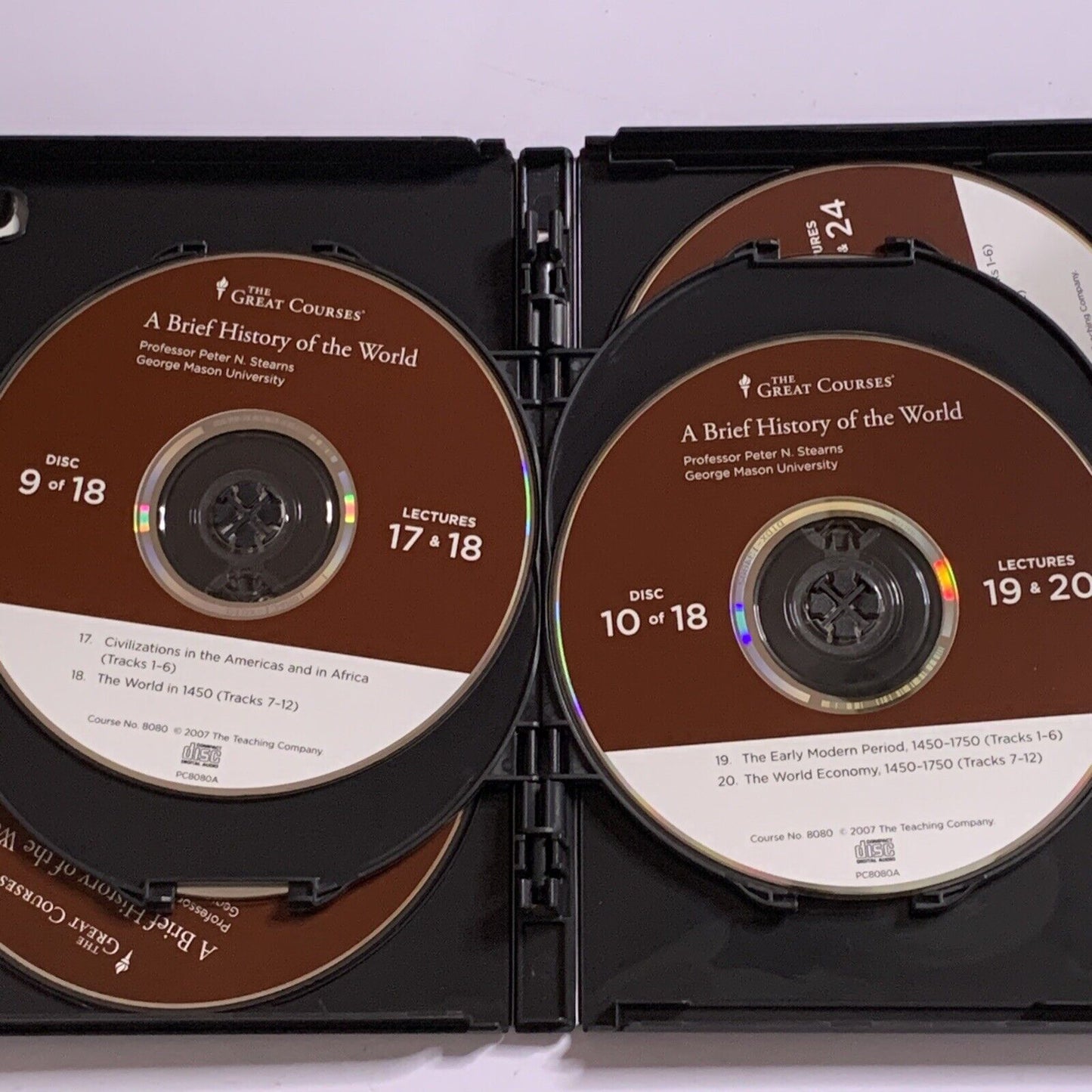 A Brief History of the World Volume 2 - Great Courses Audiobook CD 6-Disc Set