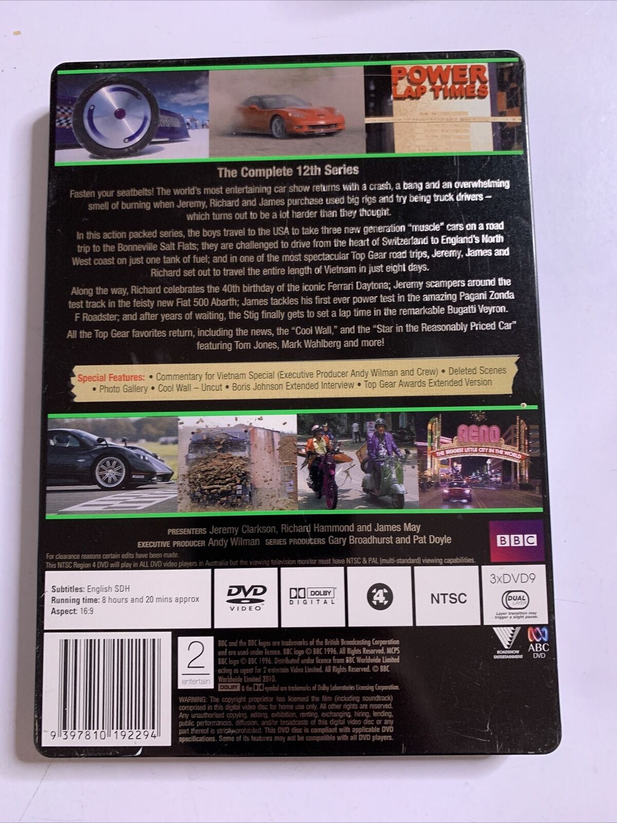 Top Gear - Series 12 (DVD) Region 4