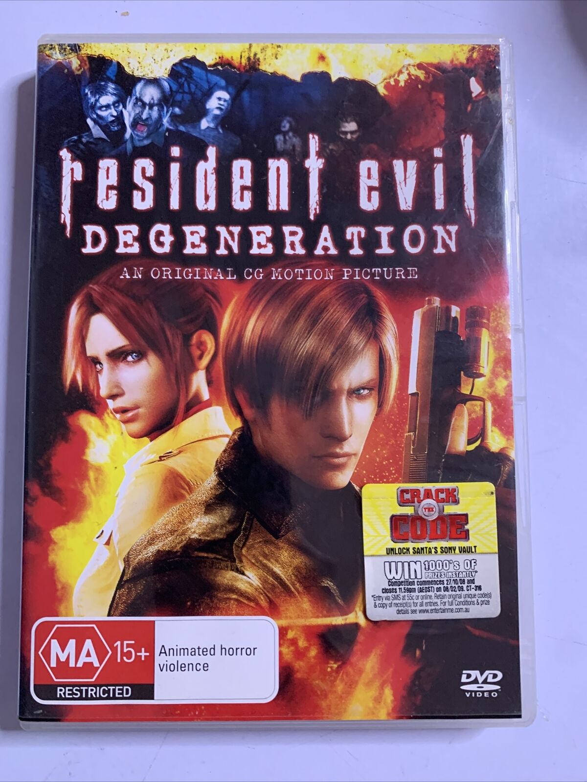 Resident Evil - Degeneration (DVD, 2008) Region 4