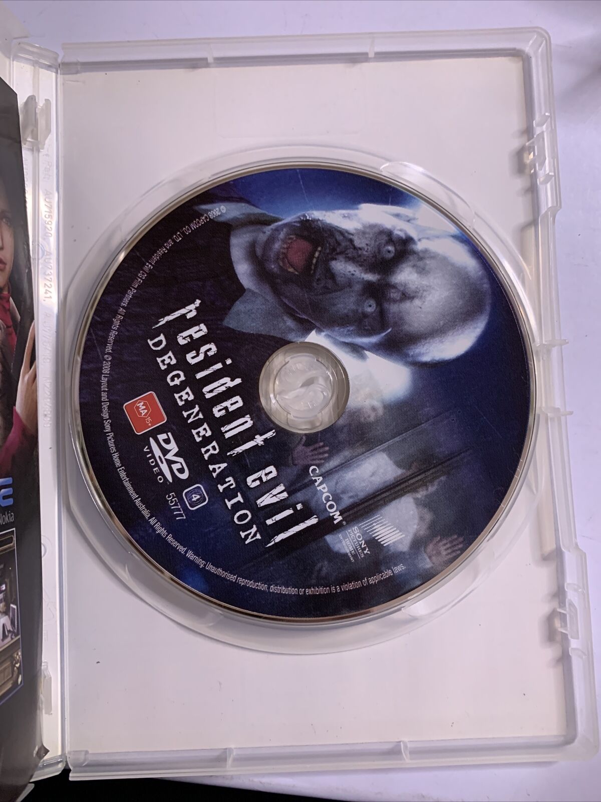 Resident Evil - Degeneration (DVD, 2008) Region 4