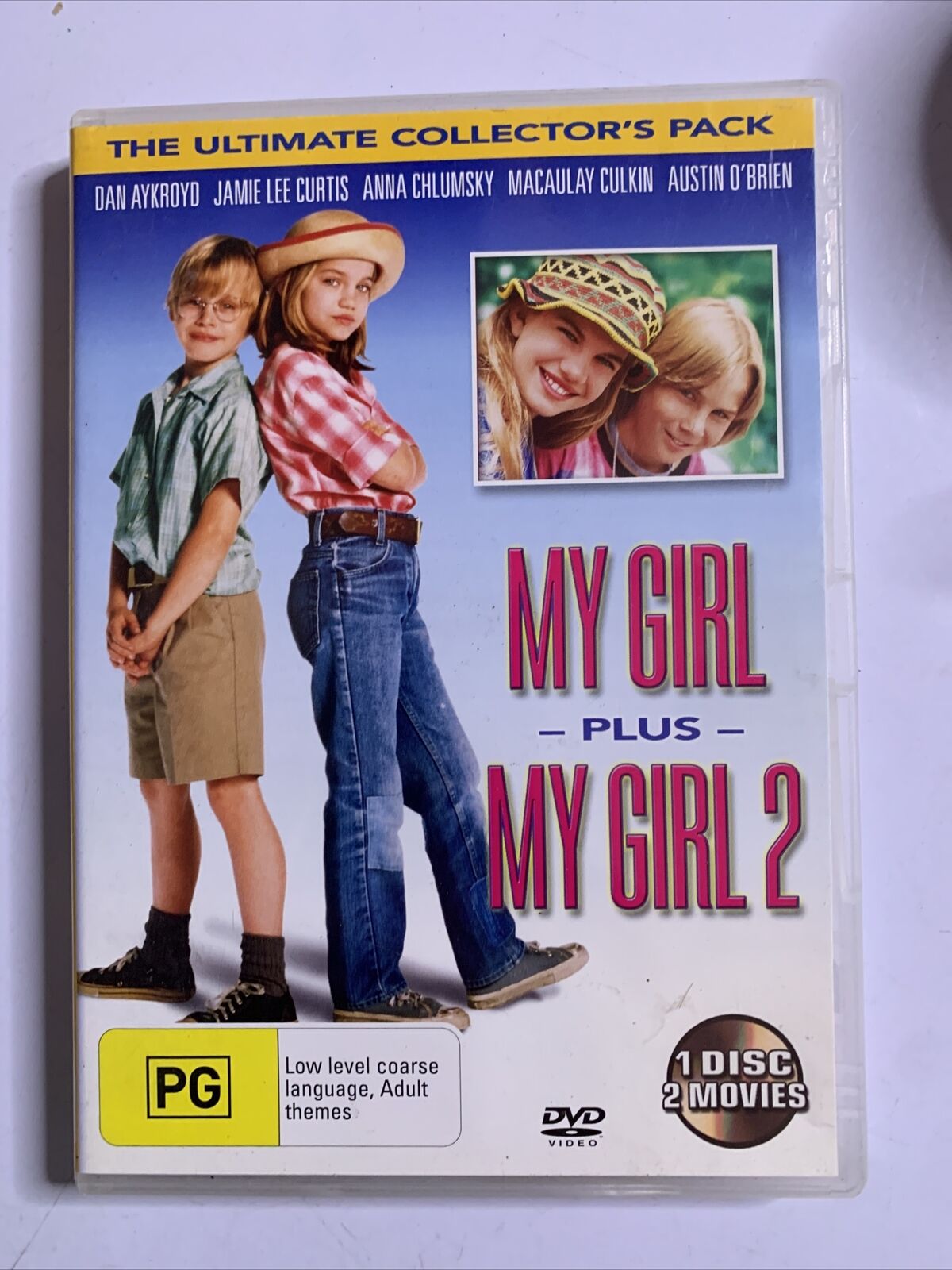 My Girl 1 & 2 (DVD, 1991) Anna Chlumsky, Dan Aykroyd, Macaulay Culkin Region 4