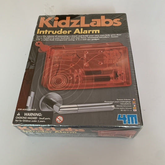 *New Sealed* 4M KidzLabs Spy Science Intruder Alarm FSG3246
