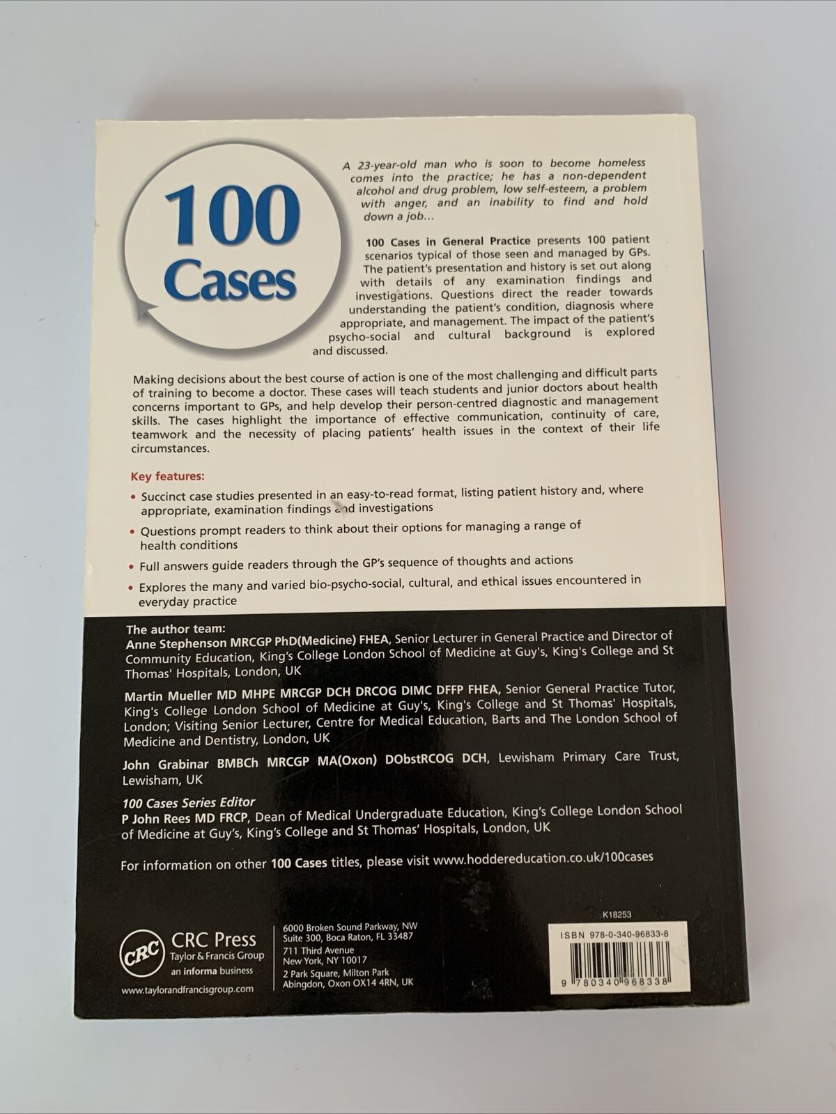 100 Cases in General Practice by John Grabinar, Anne Stephenson, Martin Mueller