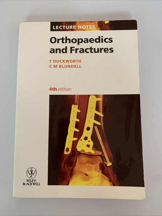 Orthopaedics and Fractures by C. M. Blundell, T. Duckworth (Paperback, 2010)