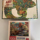 Country House By Waterfall + Puzz Art Chameleon Jigsaw Puzzle *New Sealed*