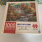 Country House By Waterfall + Puzz Art Chameleon Jigsaw Puzzle *New Sealed*