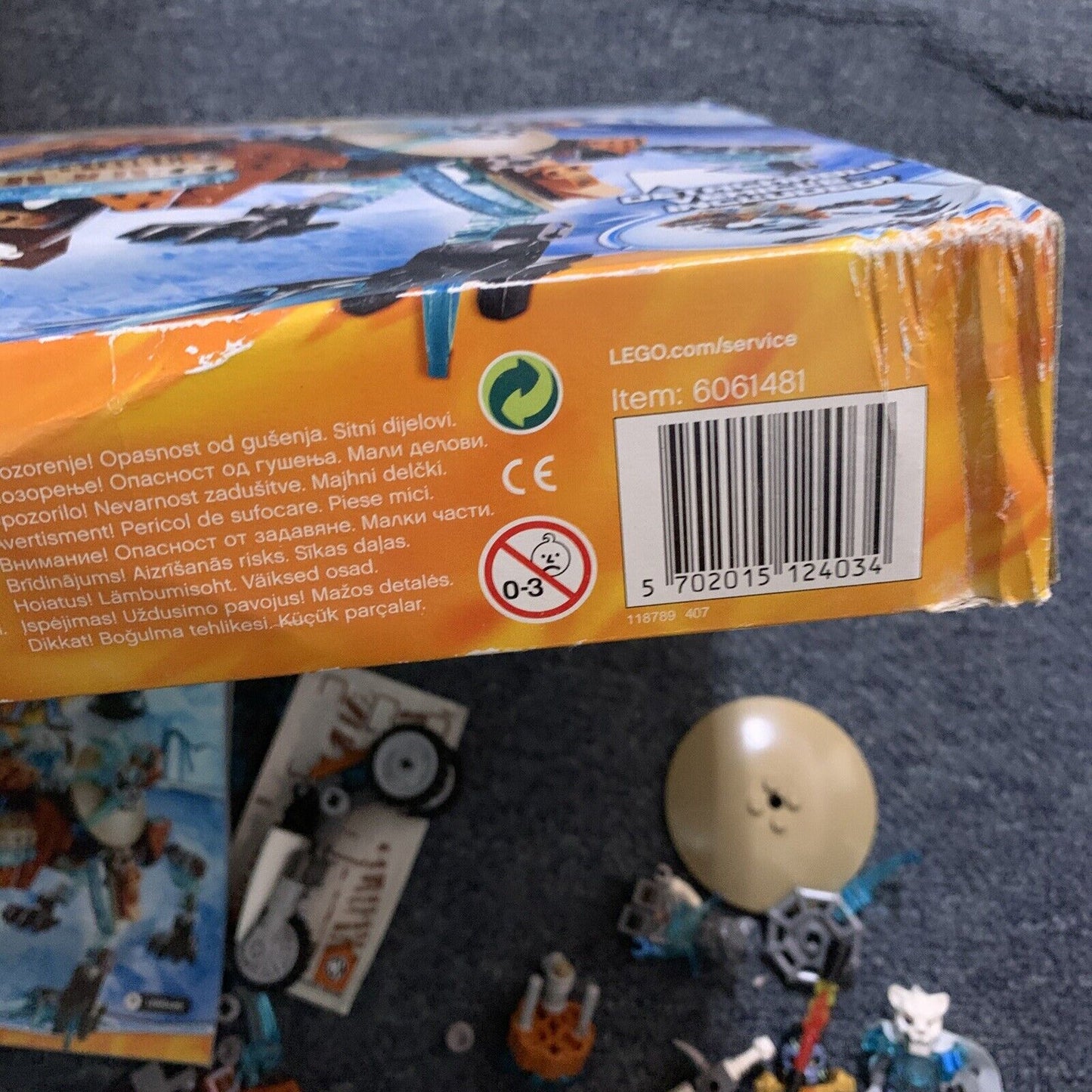 LEGO LEGENDS OF CHIMA: Sir Fangar's Sabre-Tooth Walker (70143) Uncounted