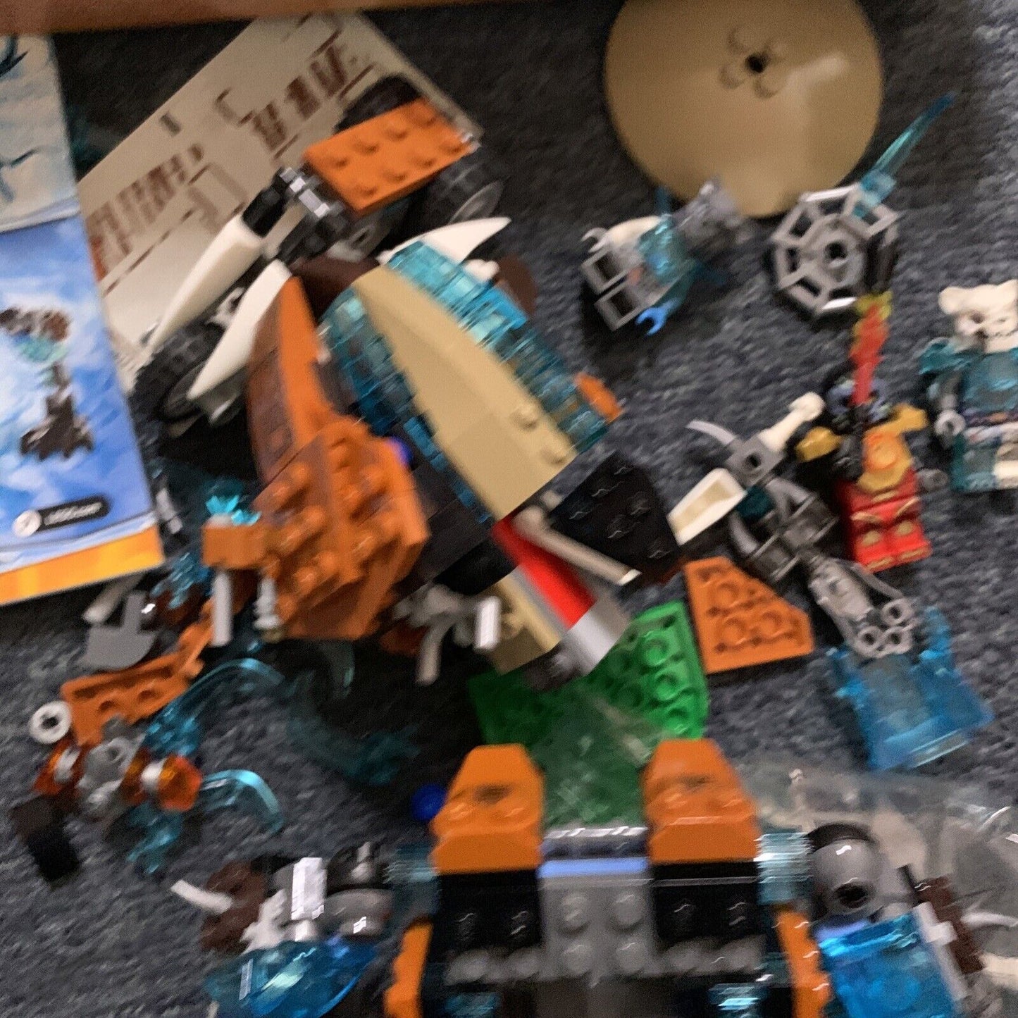 LEGO LEGENDS OF CHIMA: Sir Fangar's Sabre-Tooth Walker (70143) Uncounted