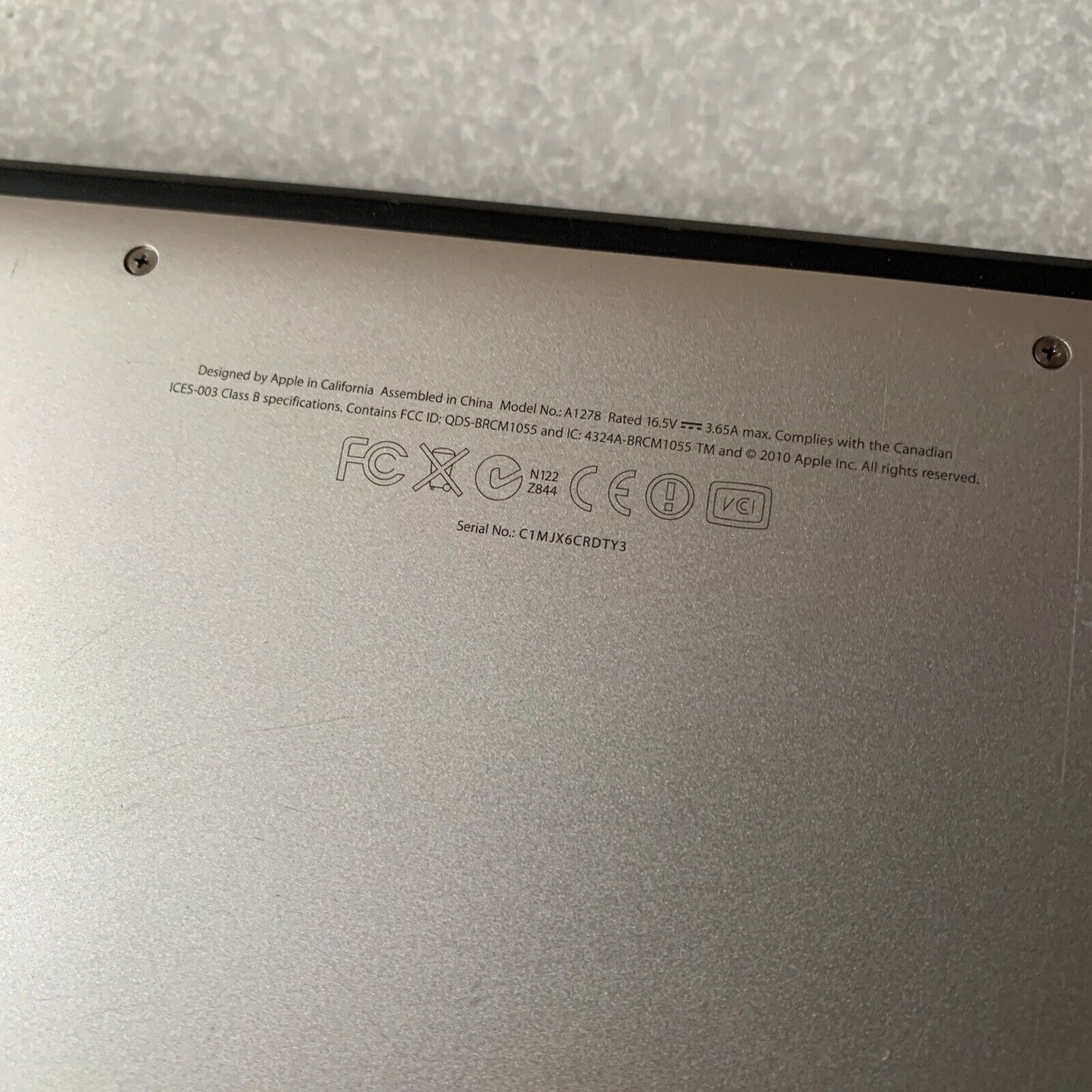 Apple MacBook Pro 13" A1278 Laptop i5-3210M 2.5GHz 8GB RAM 500GB HDD DVD Writer