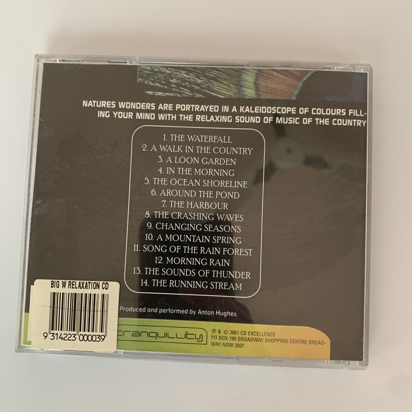 Anton Hughes Nature’s Wonders - Tranquility (CD, 2001)