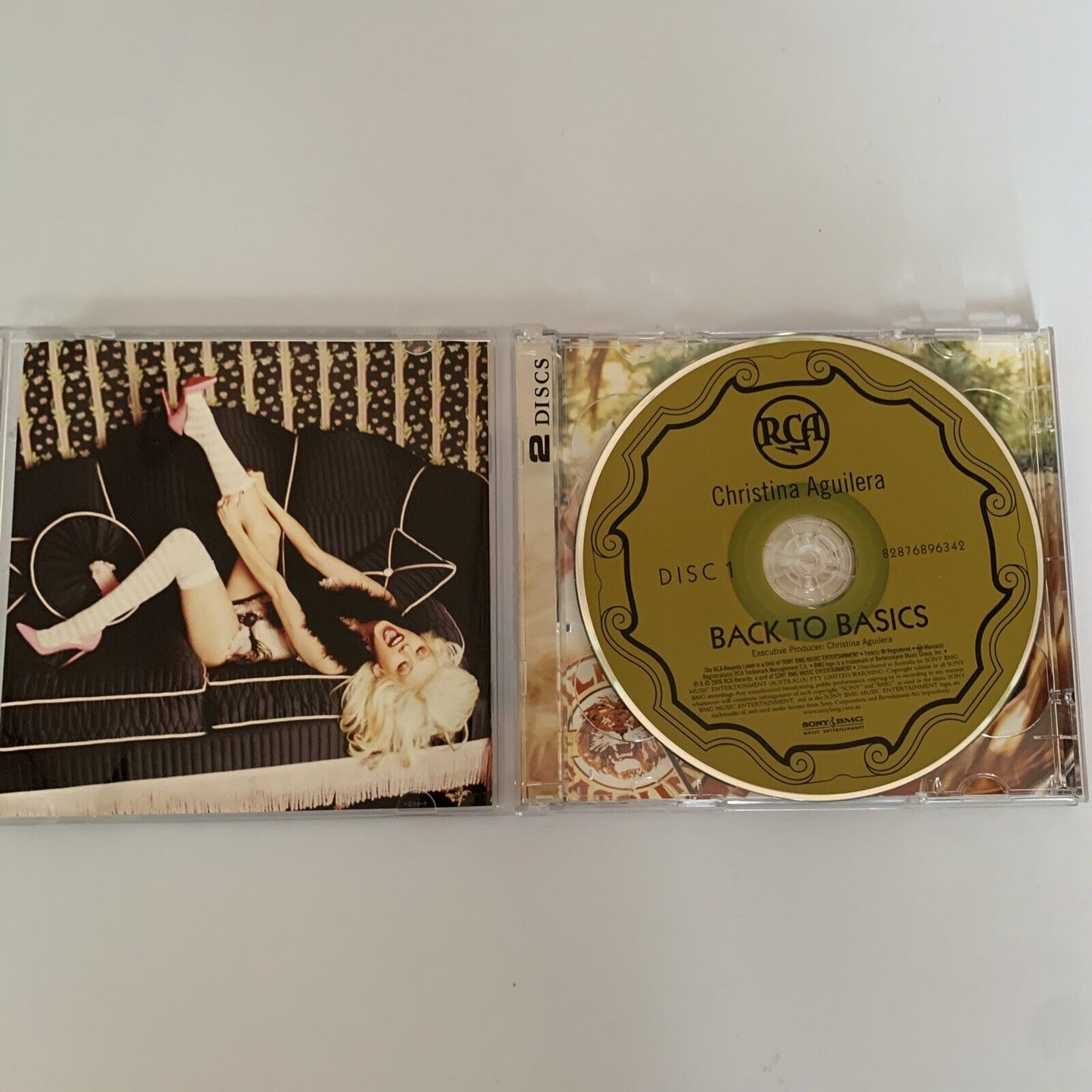 Christina Aguilera – Back To Basics (CD, 2-Disc Set, 2006) Enhanced CD