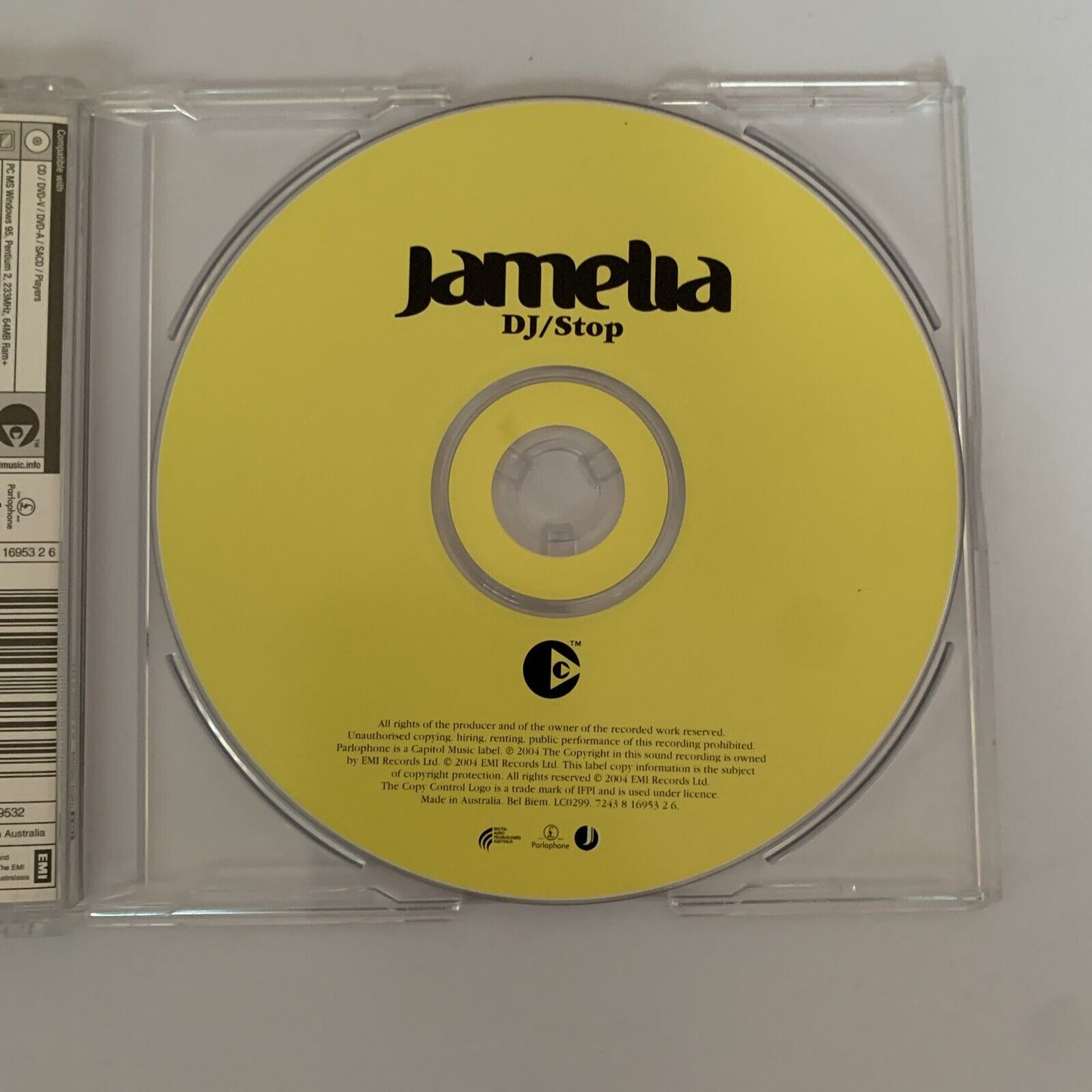 Jamelia – DJ / Stop (CD, 2004) Single