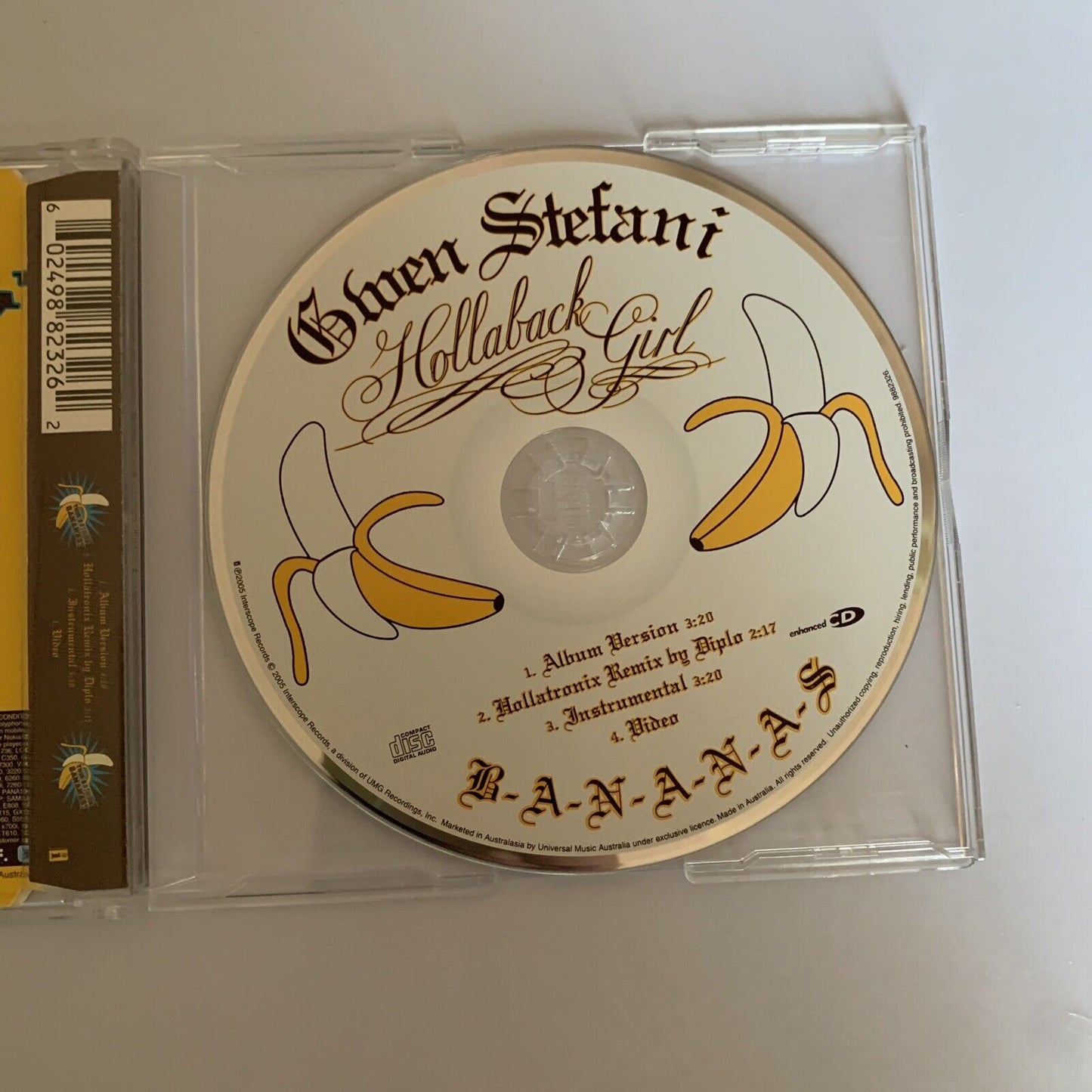 Gwen Stefani – Hollaback Girl (CD, 2005) Enhanced CD