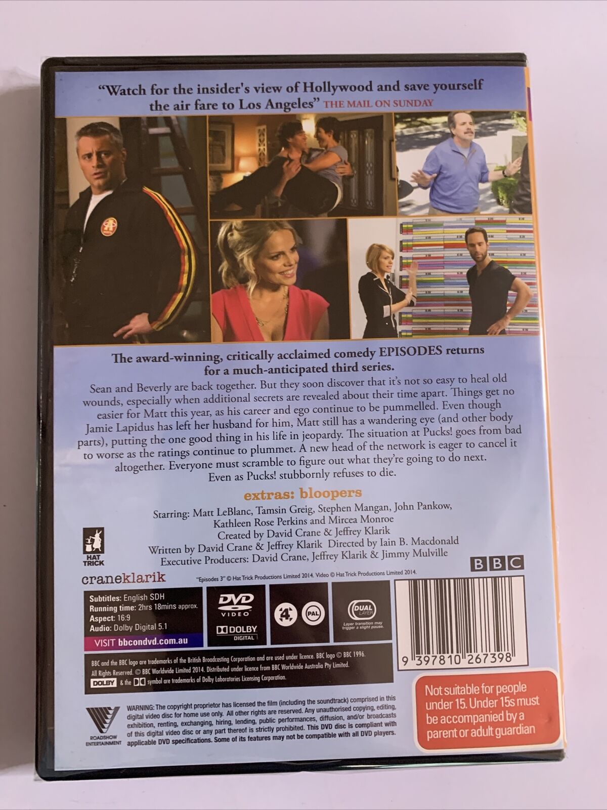 Episodes - Series 3 (DVD, 2014) BBC TV Series  Region 4