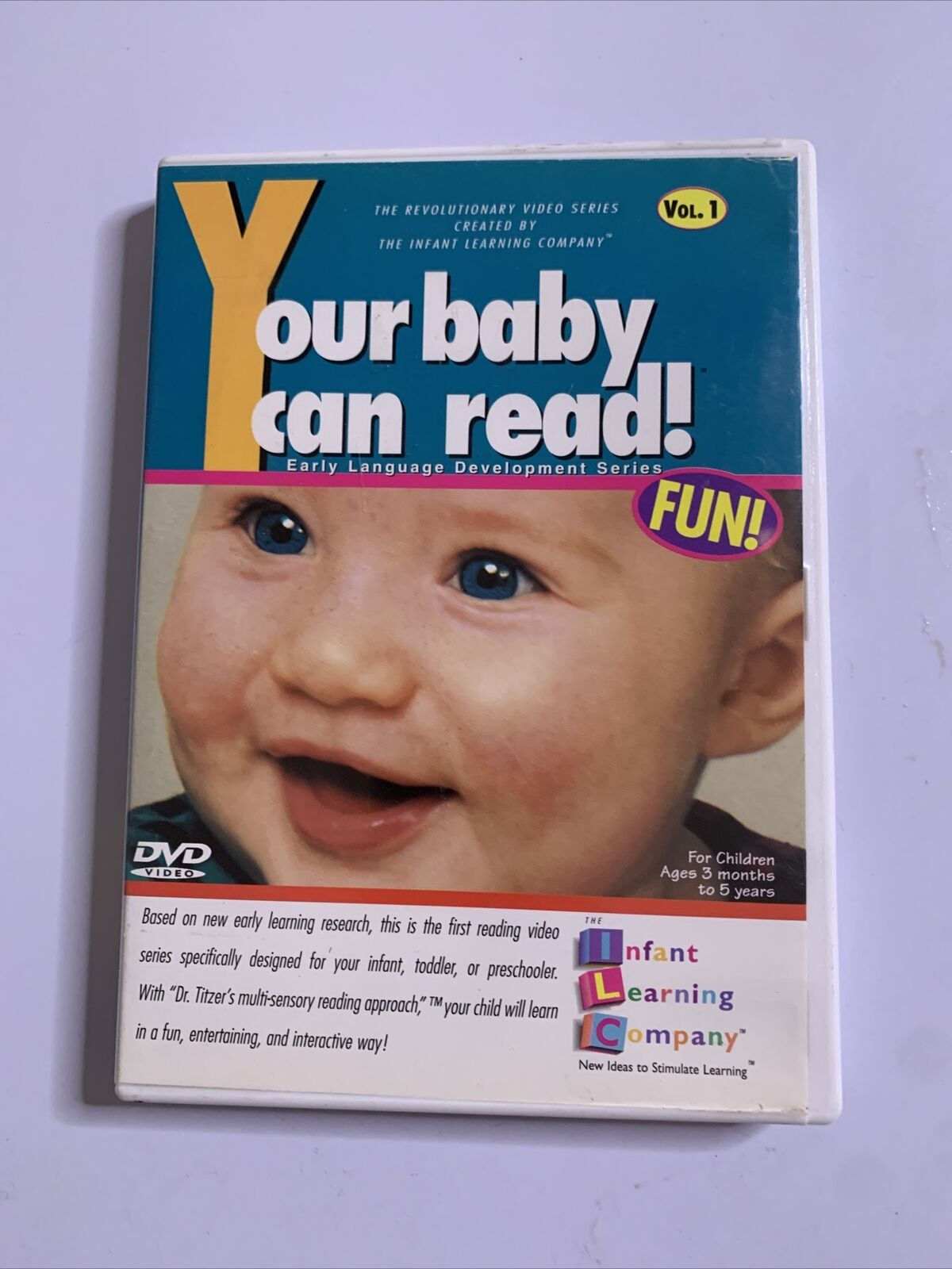 Your Baby Can Read DVD Early Language Development Series Vol 1 & 2 All Regions